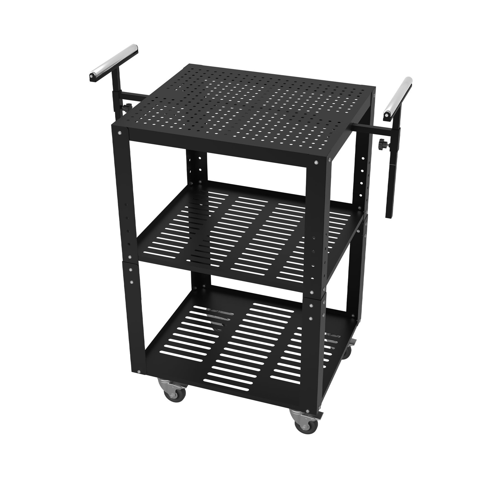 Planer Stand with Roller, 27.6" x 24" Tabletop, 31"- 44.7" Height Adjustable,...