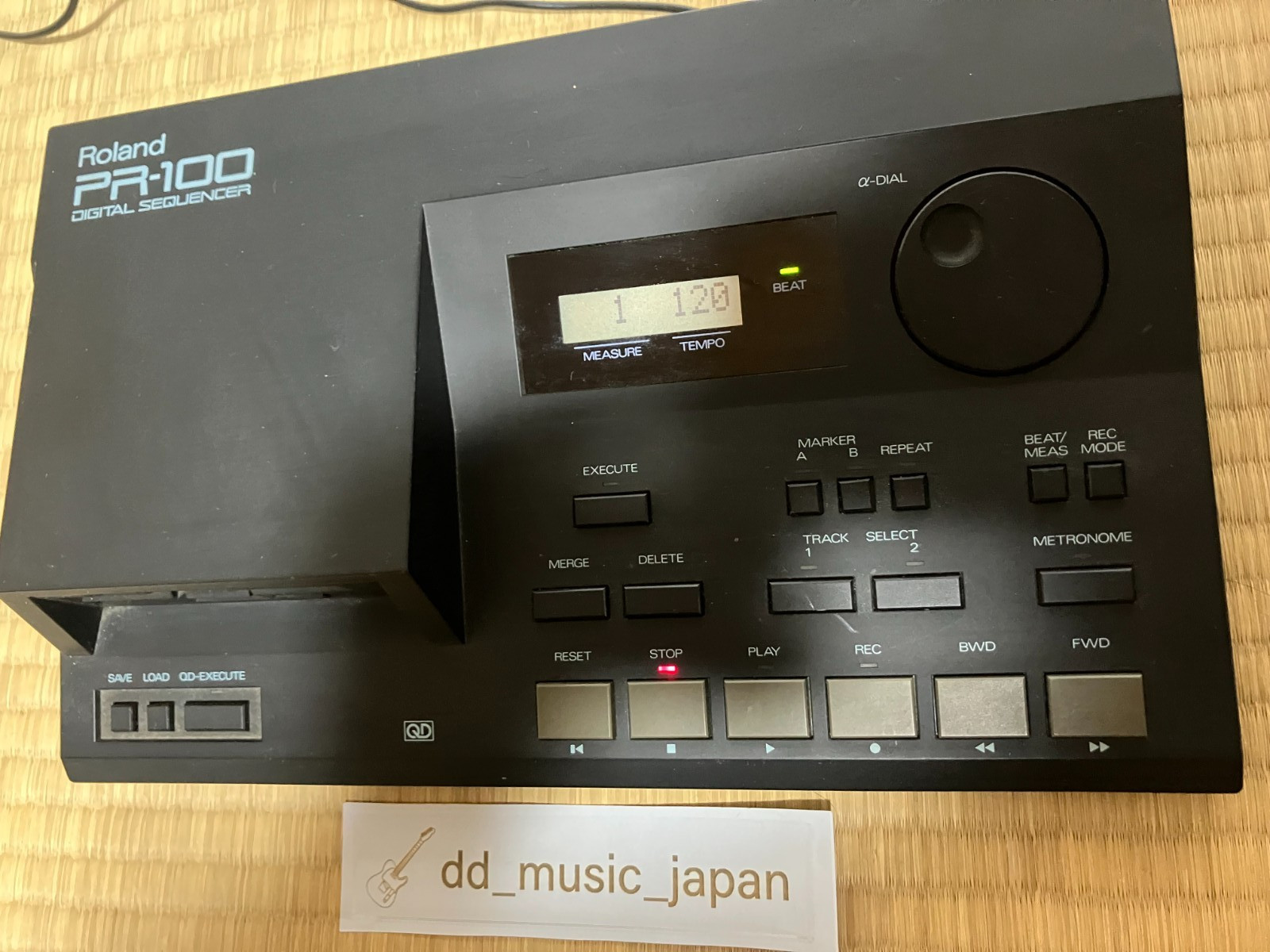 ROLAND PR-100 DIGITAL MIDI SEQUENCER Used From Japan