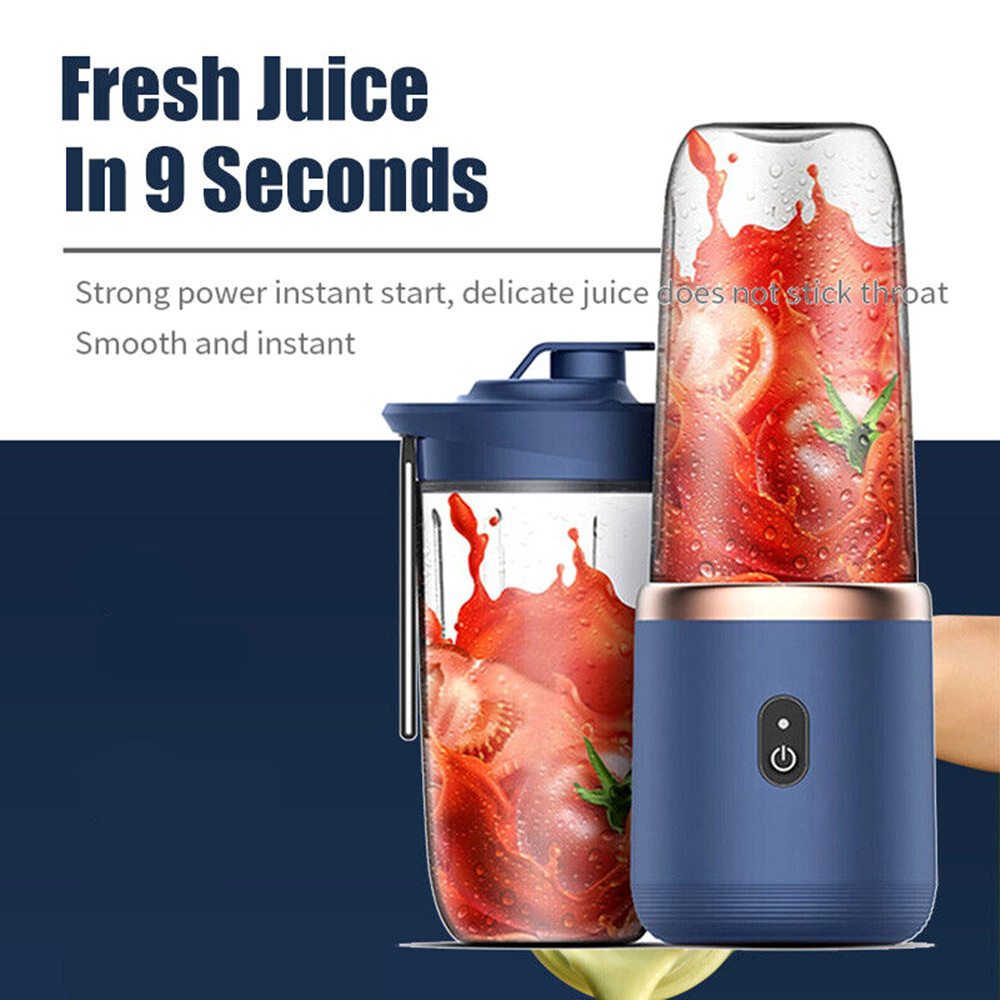 Portable Electric Juicer Machine Fruit Vegetable Extractor Blender Rechargeable