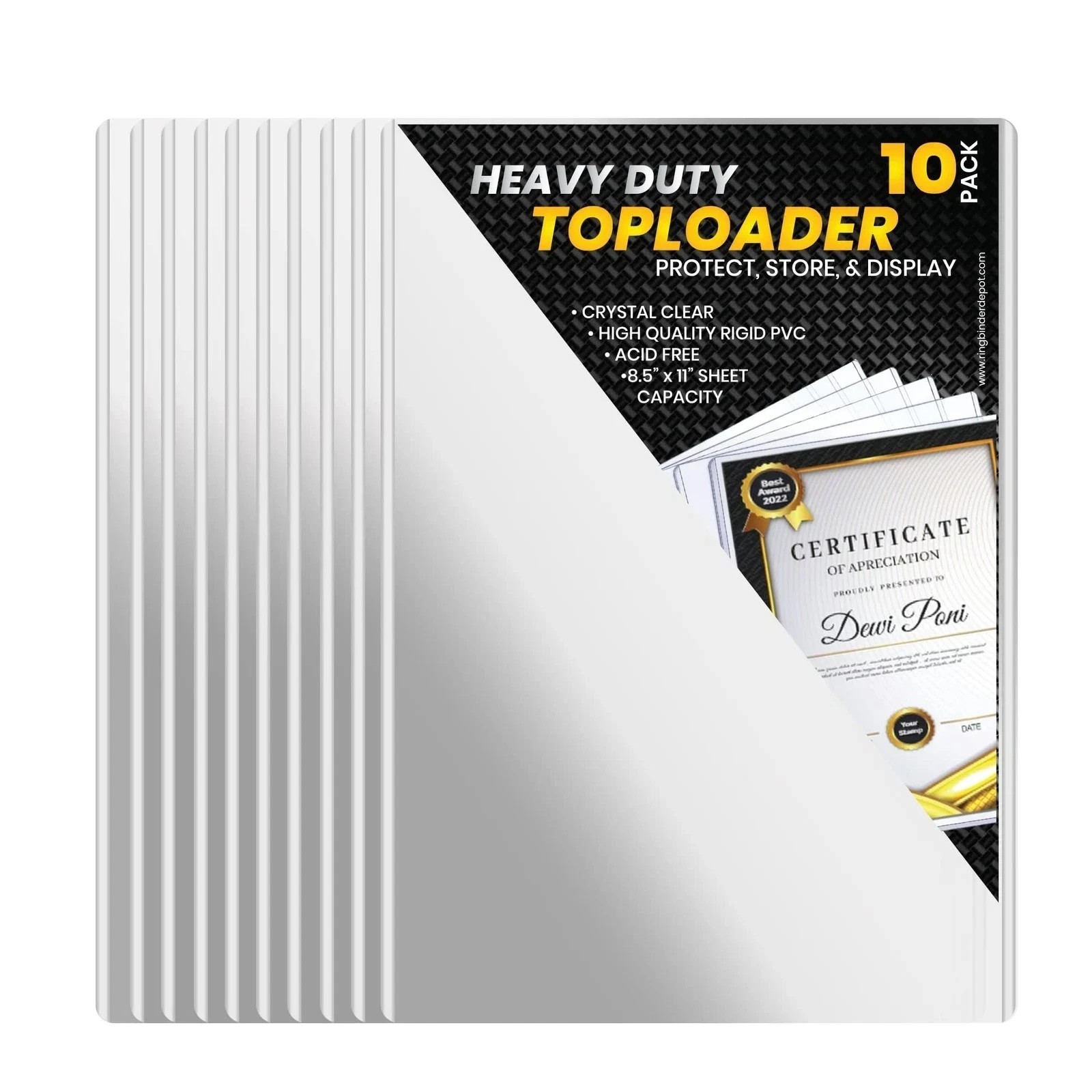100 Pack Comic Book Top Loaders Protector Hard