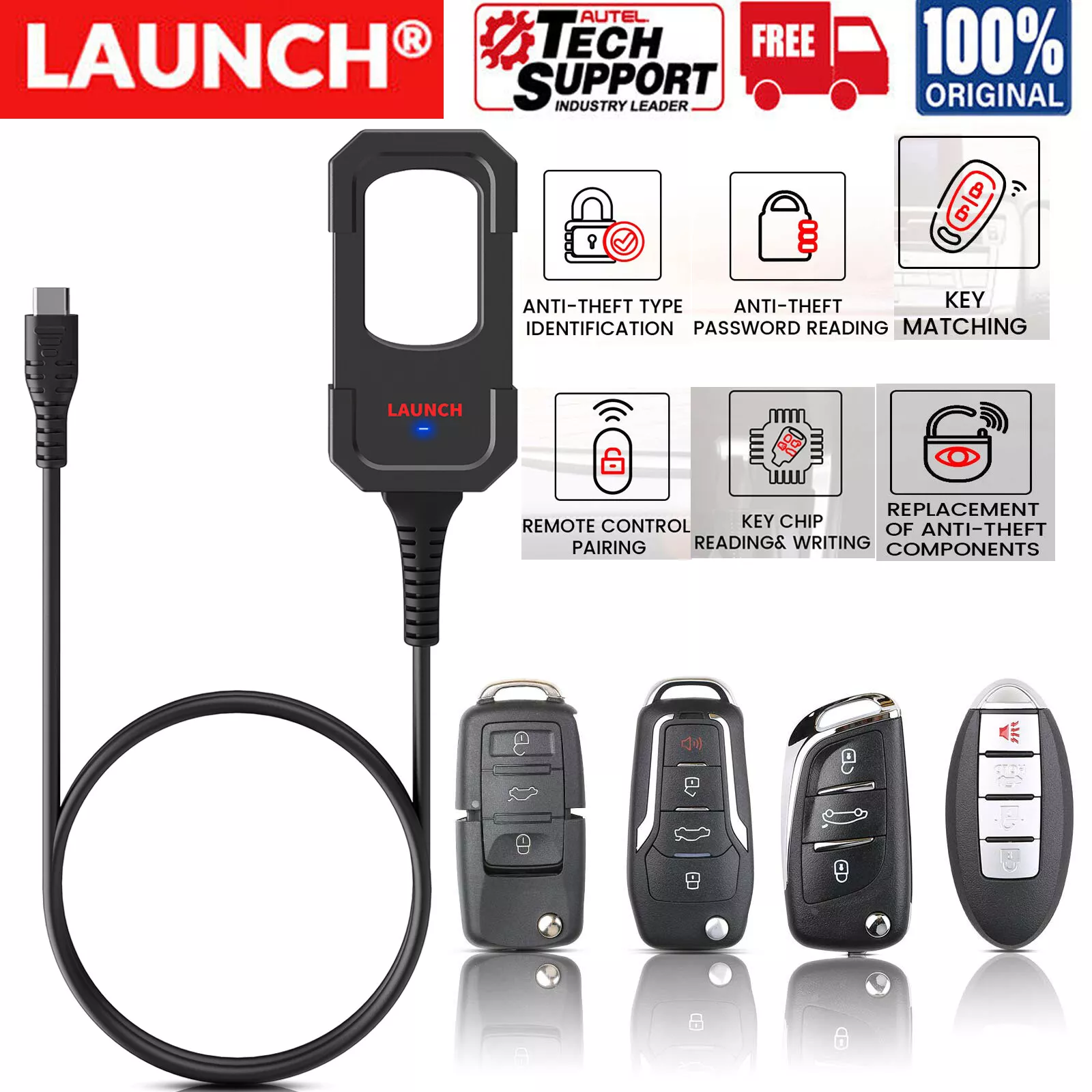 Launch X431 Key Programming Remote Maker for X431 IMMO Elite Plus X431 PAD V VII