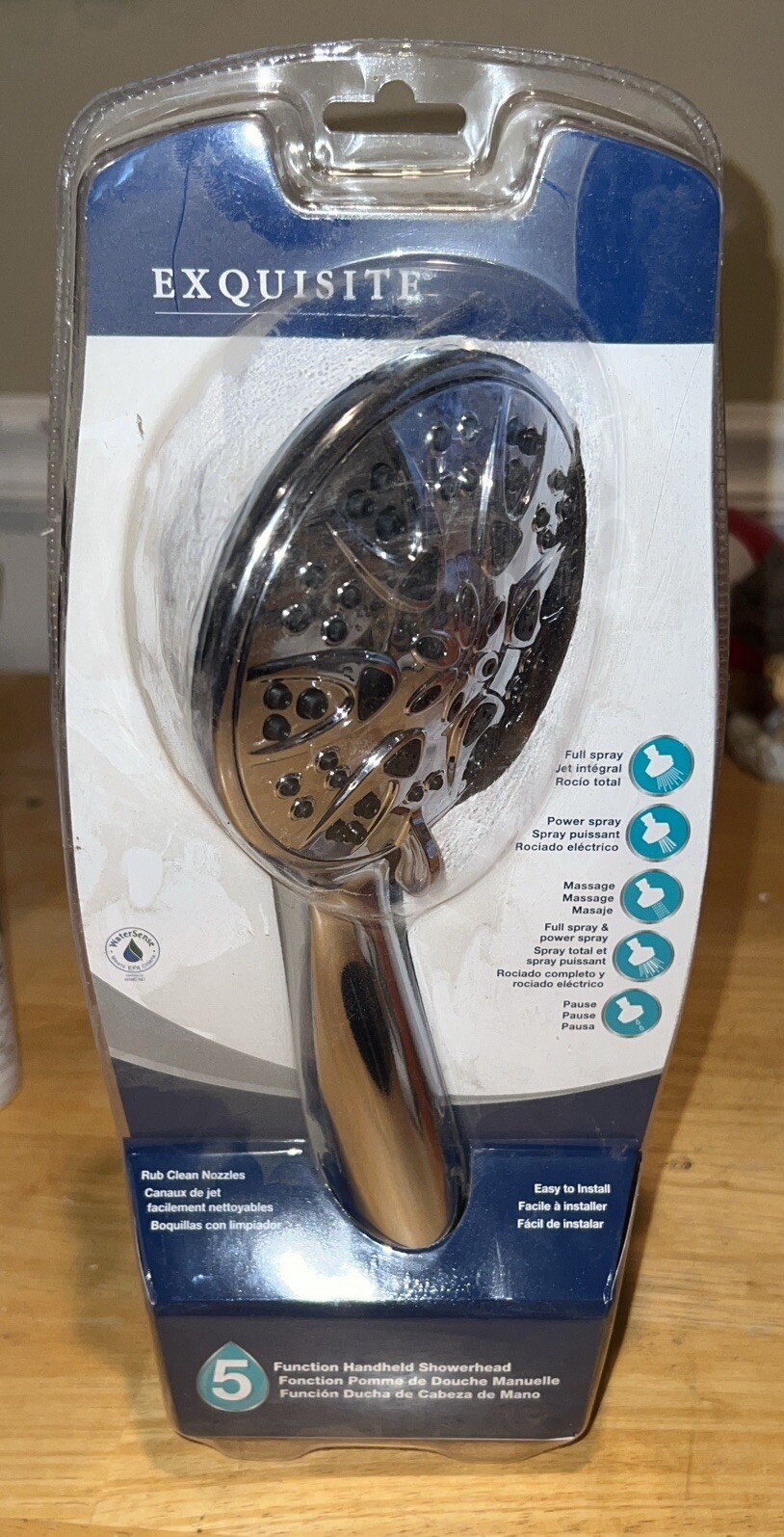 EXQUISITE SHOWERHEAD 5 Function Handheld