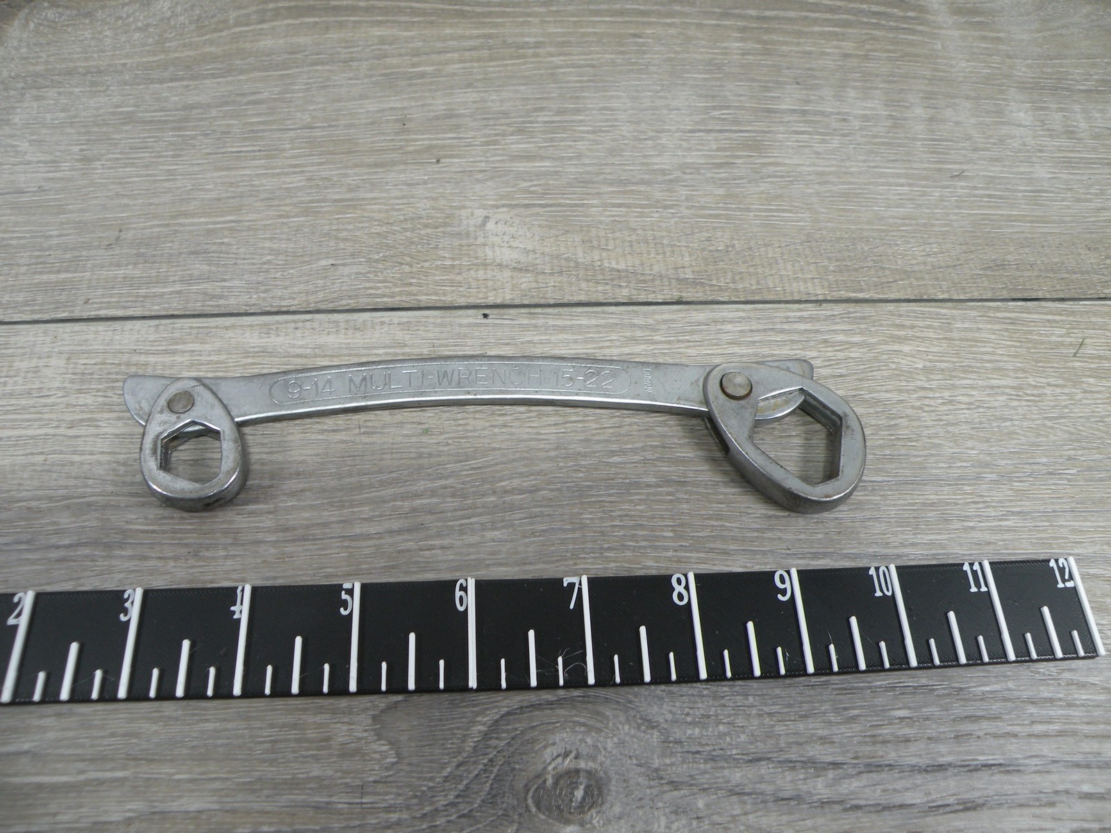 VINTAGE HEAVY DUTY "MULTI WRENCH" ~ 3/8" & 13/16" ~ 9-14mm & 15-22mm