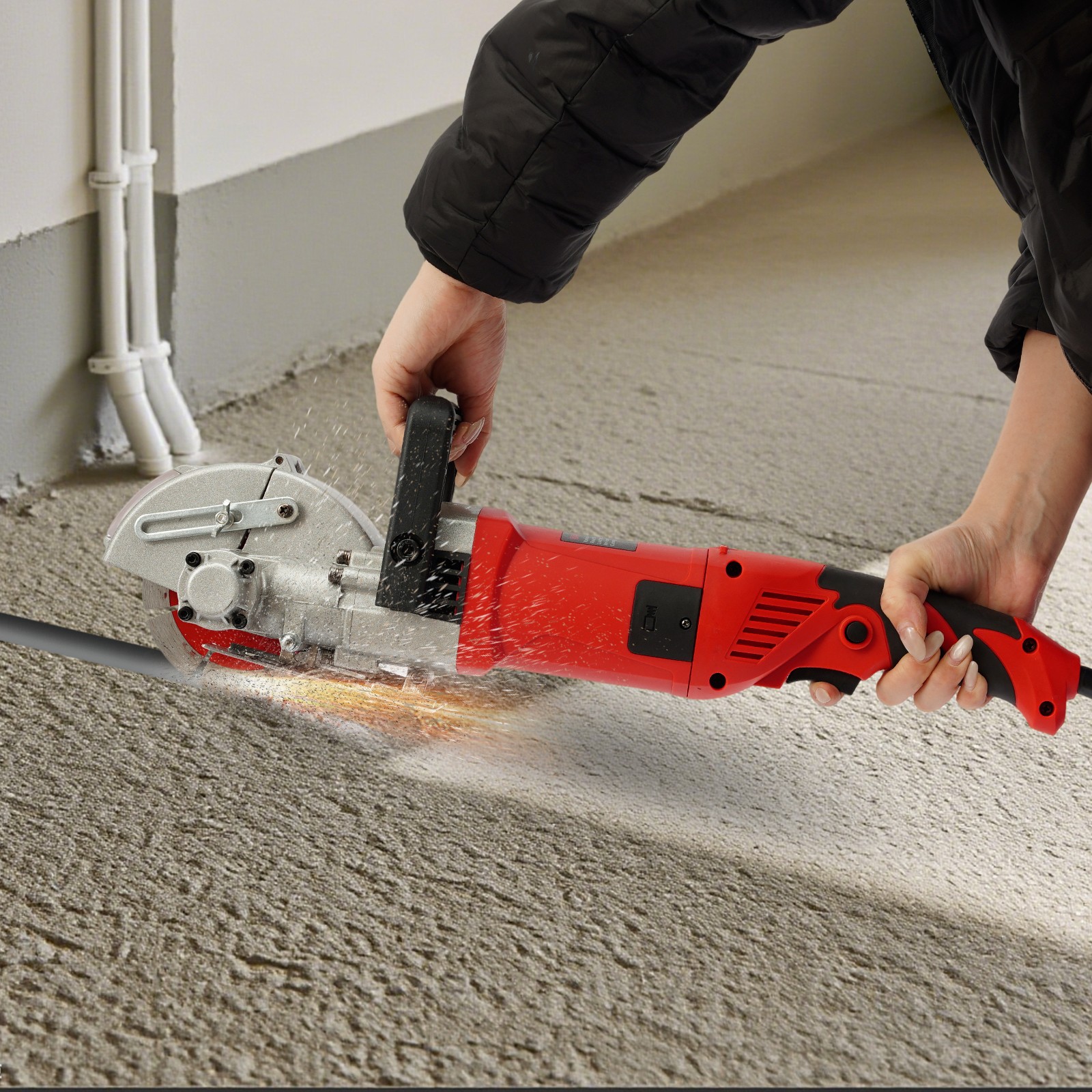 Electric Wall Groove Cutting Machine, Slotting Machine, Concrete Wall Chaser