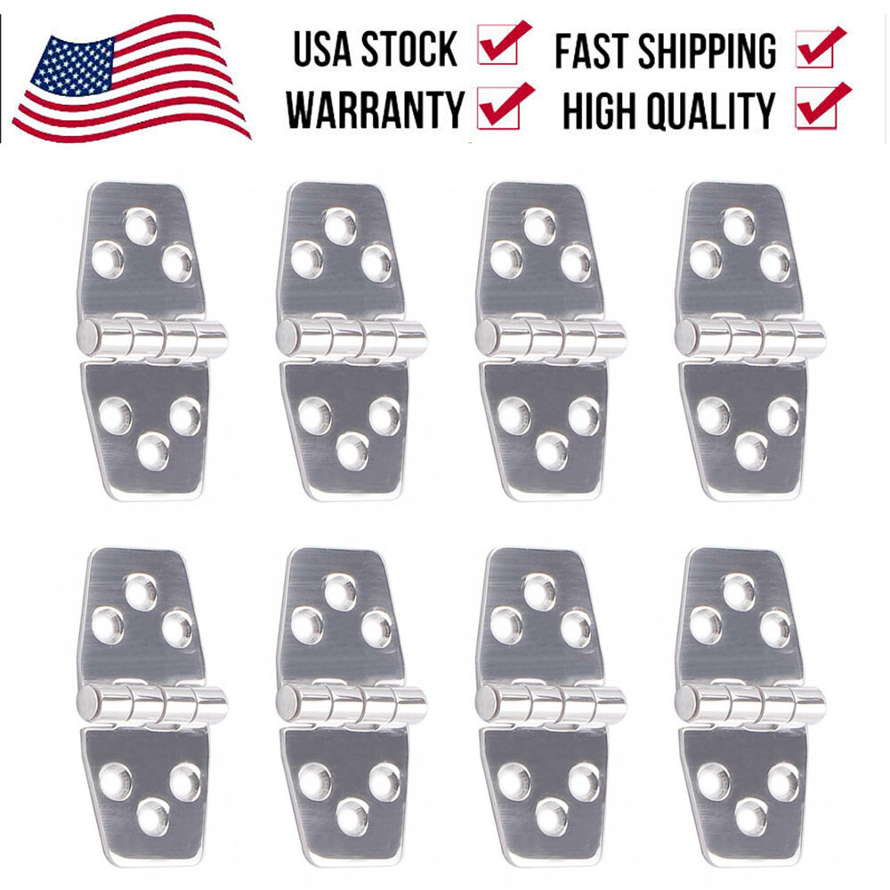4/8-PACK Stainless Steel Marine Boat Hinges 3" *1.5" Strap Hinges Heavy Duty US