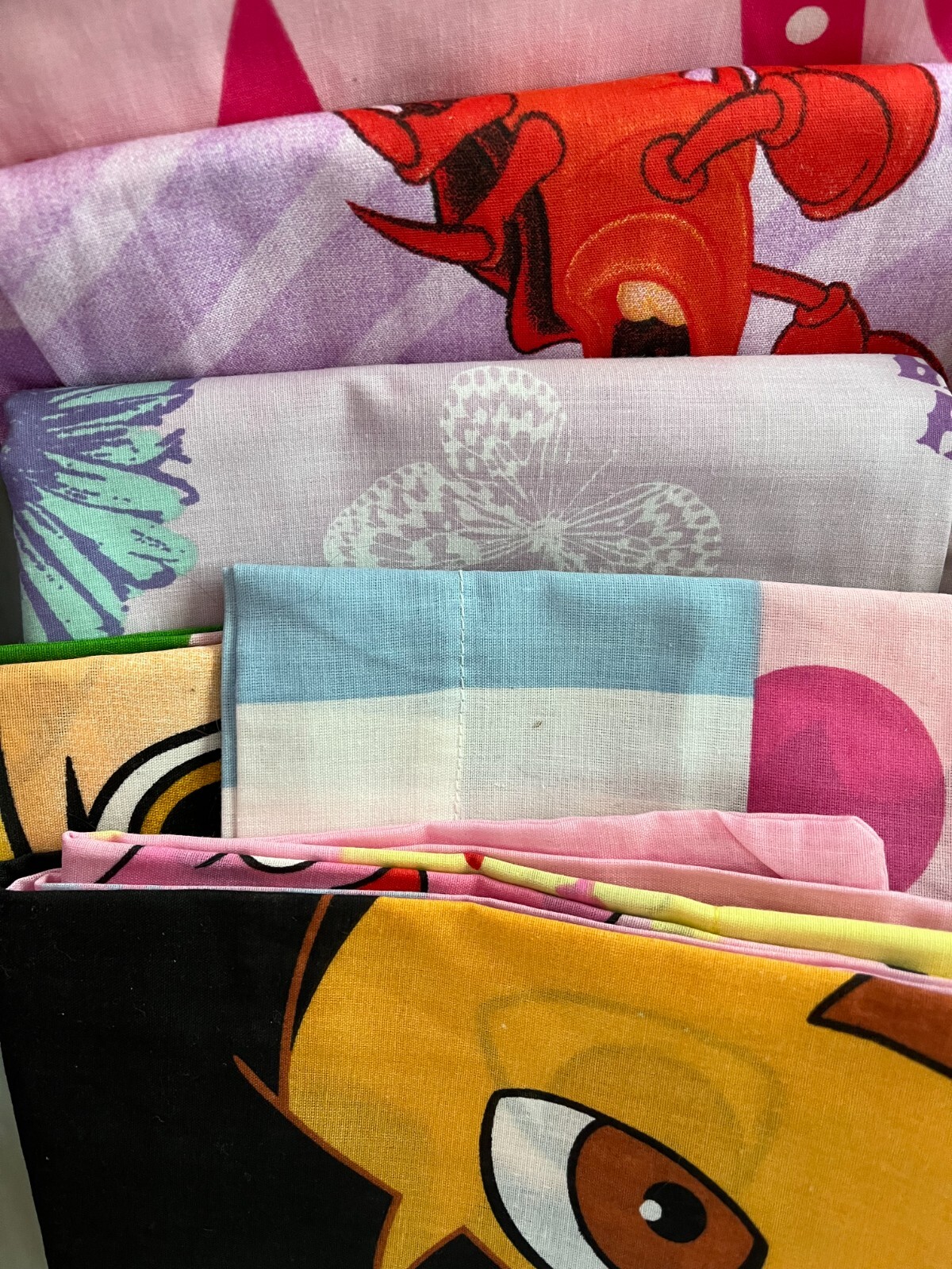 Childrens Pillowcase  Dora Disney's Cars Princesss Pirates Standard Fabric NEW