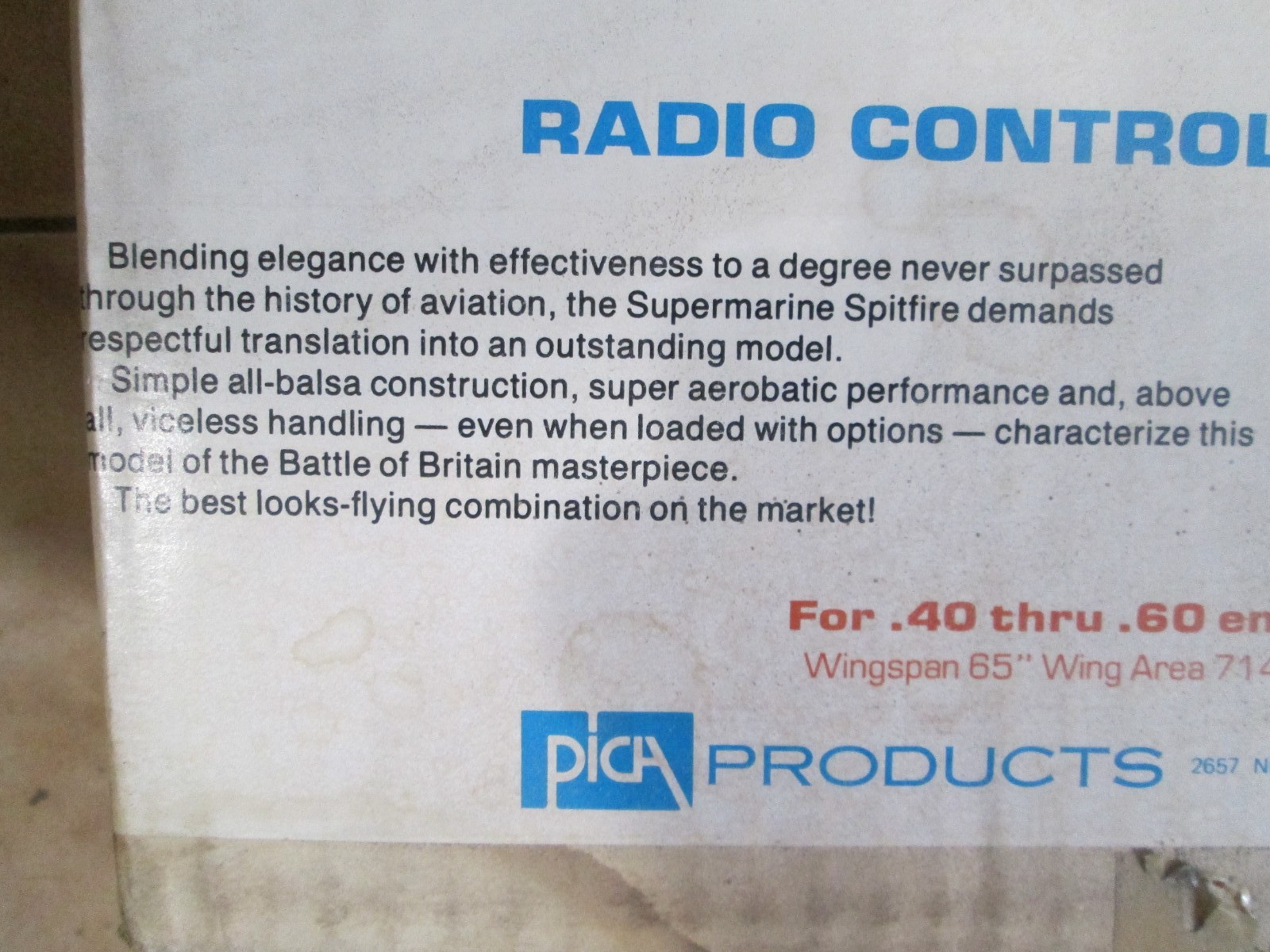 Radio Controlled airplain kit