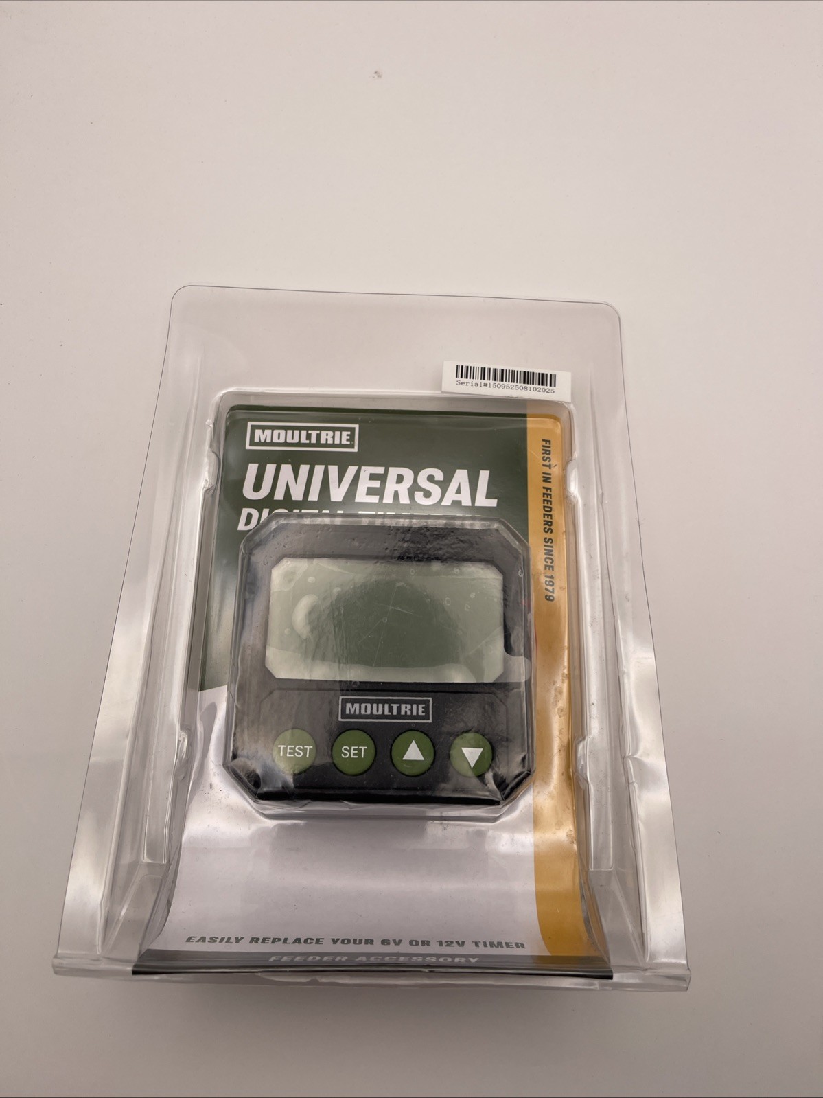 Moultrie Universal Digital Timer III Programmable Feeder Timer Black (MFA-15095)