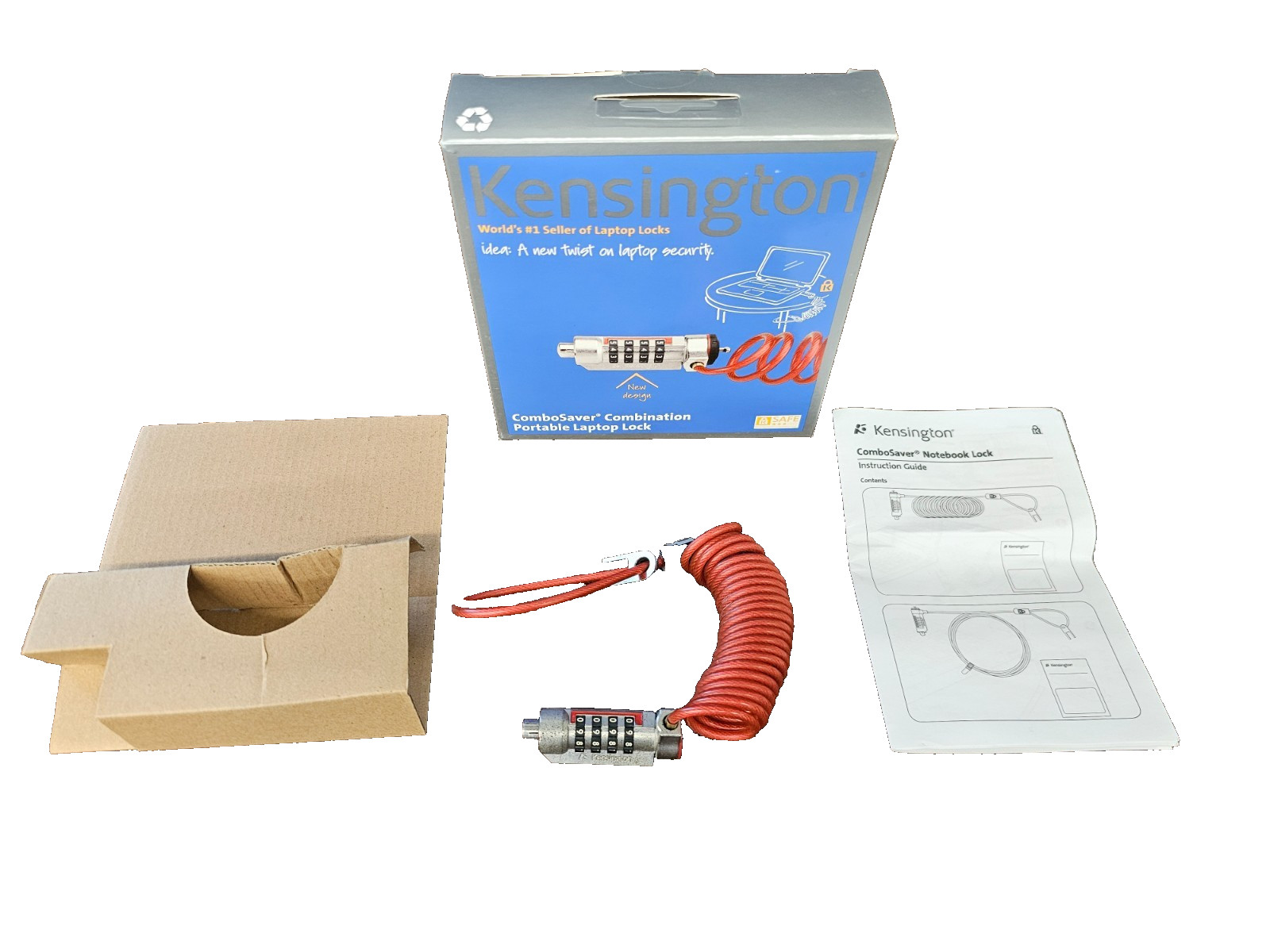 Kensington LapTop Computer Combination Lock Padlock Notebook Anti-Theft K64576