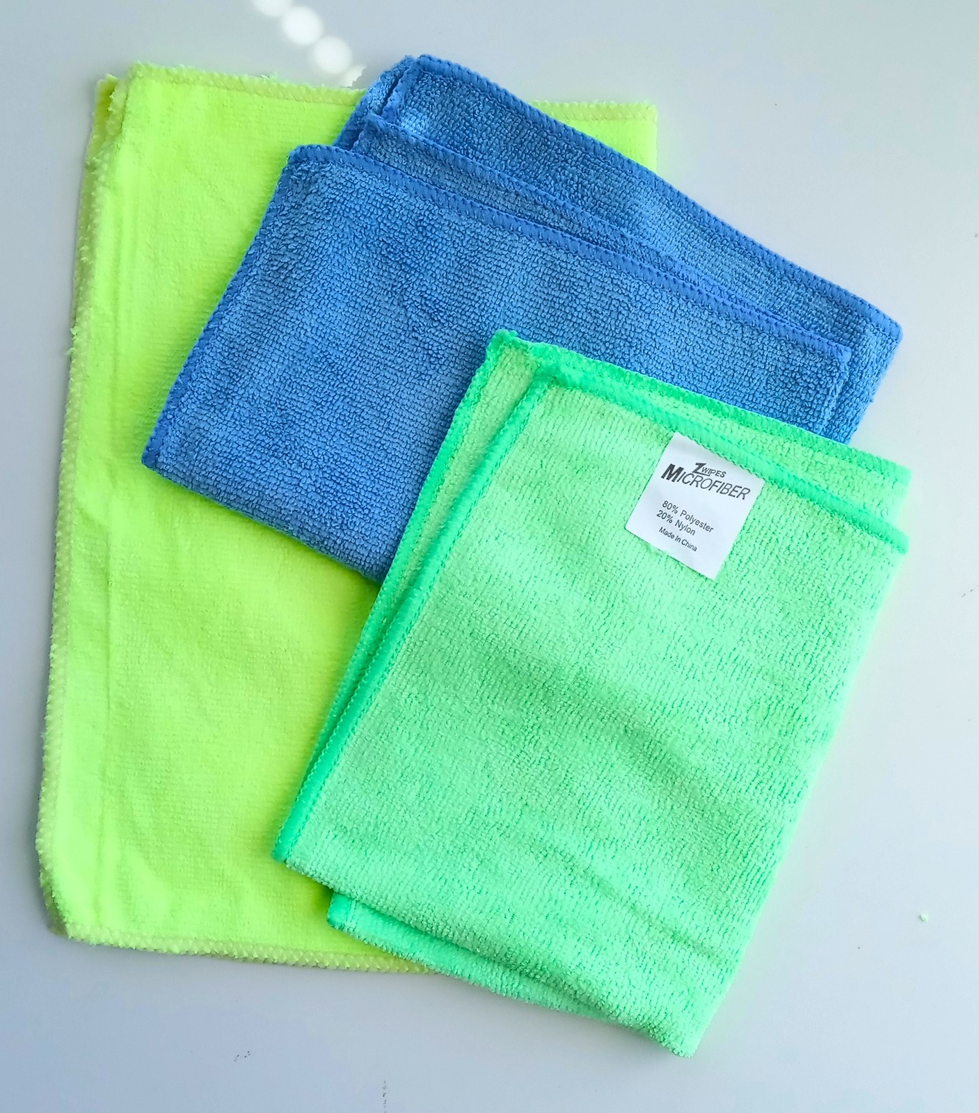 Zwipes 924 24pcs Multicolor Microfiber Cleaning Cloths (2 PACKS)