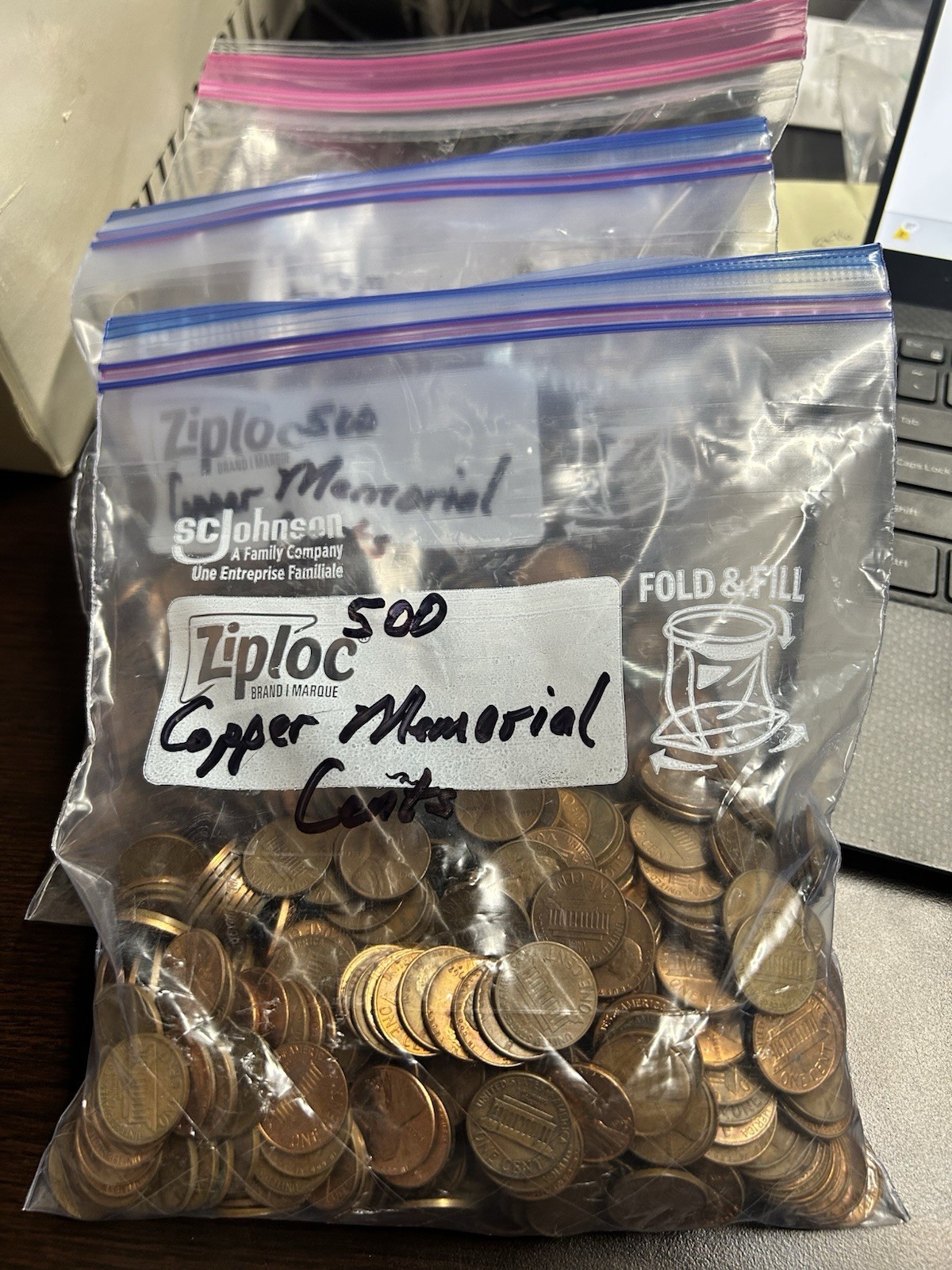 BULK LOT 500 Count Lincoln Cent COPPER CENTS 1959-1982  (DEALERS LOT) SKU18