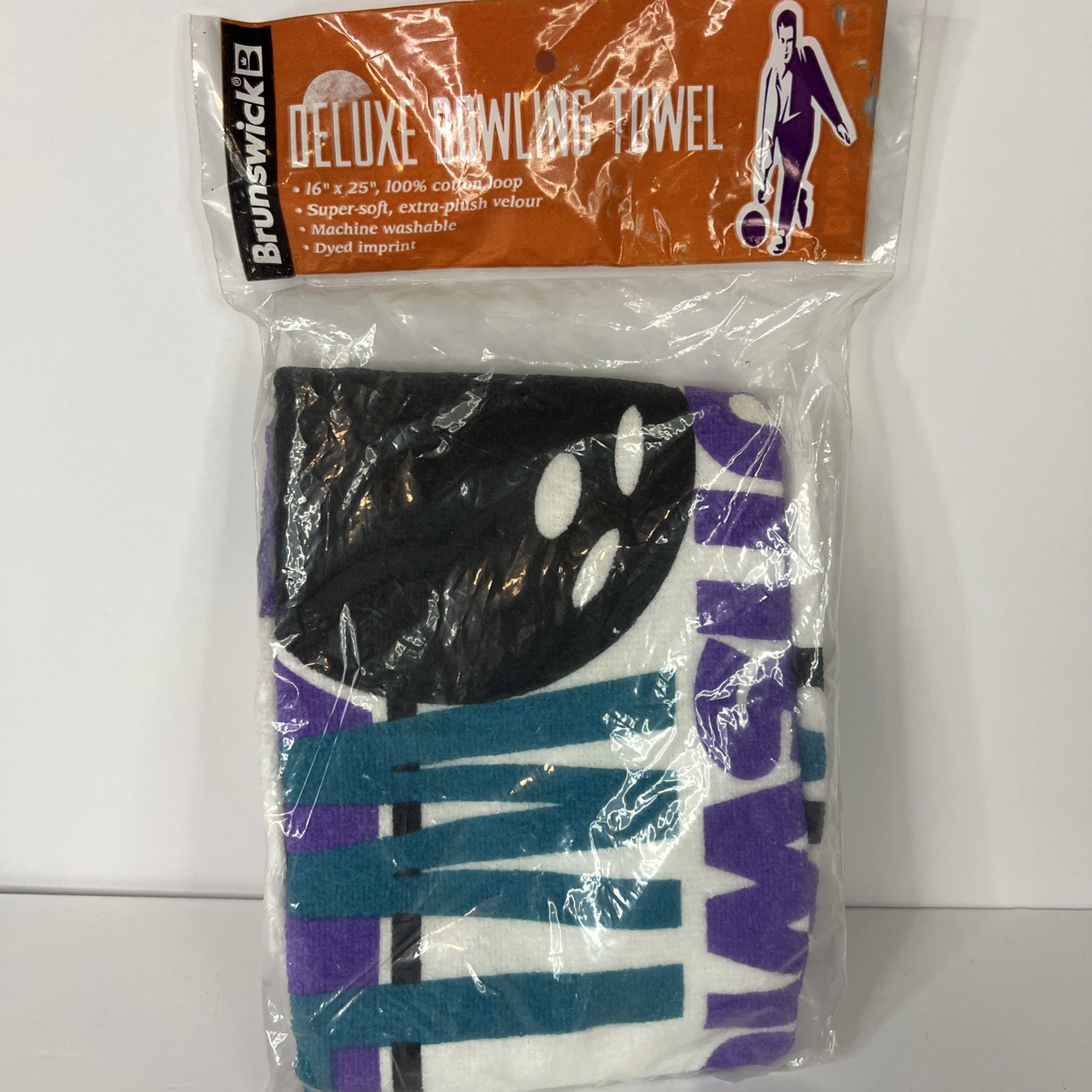 Vintage 1993 Brunswick Deluxe Bowling Towel New Sealed