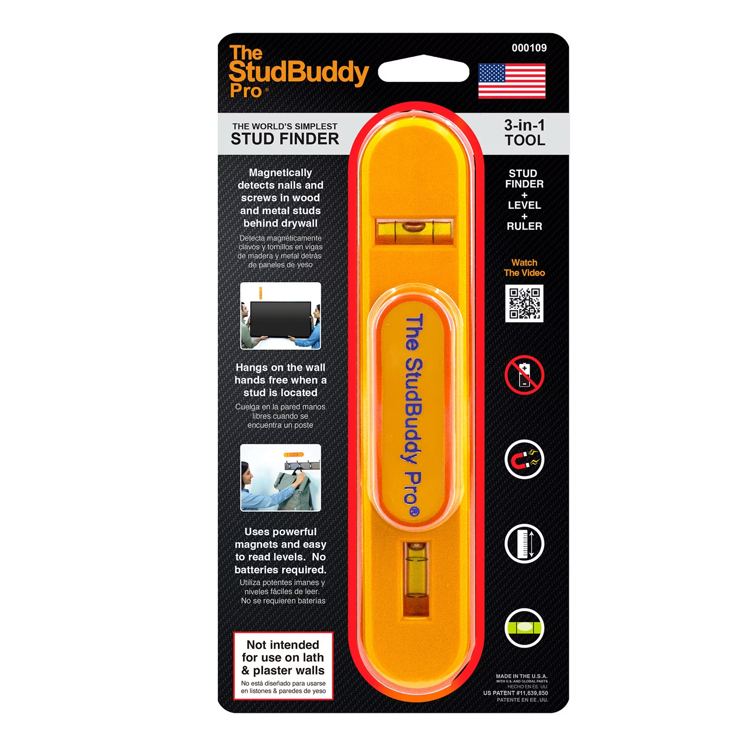 The StudBuddy Pro Magnetic Stud Finder