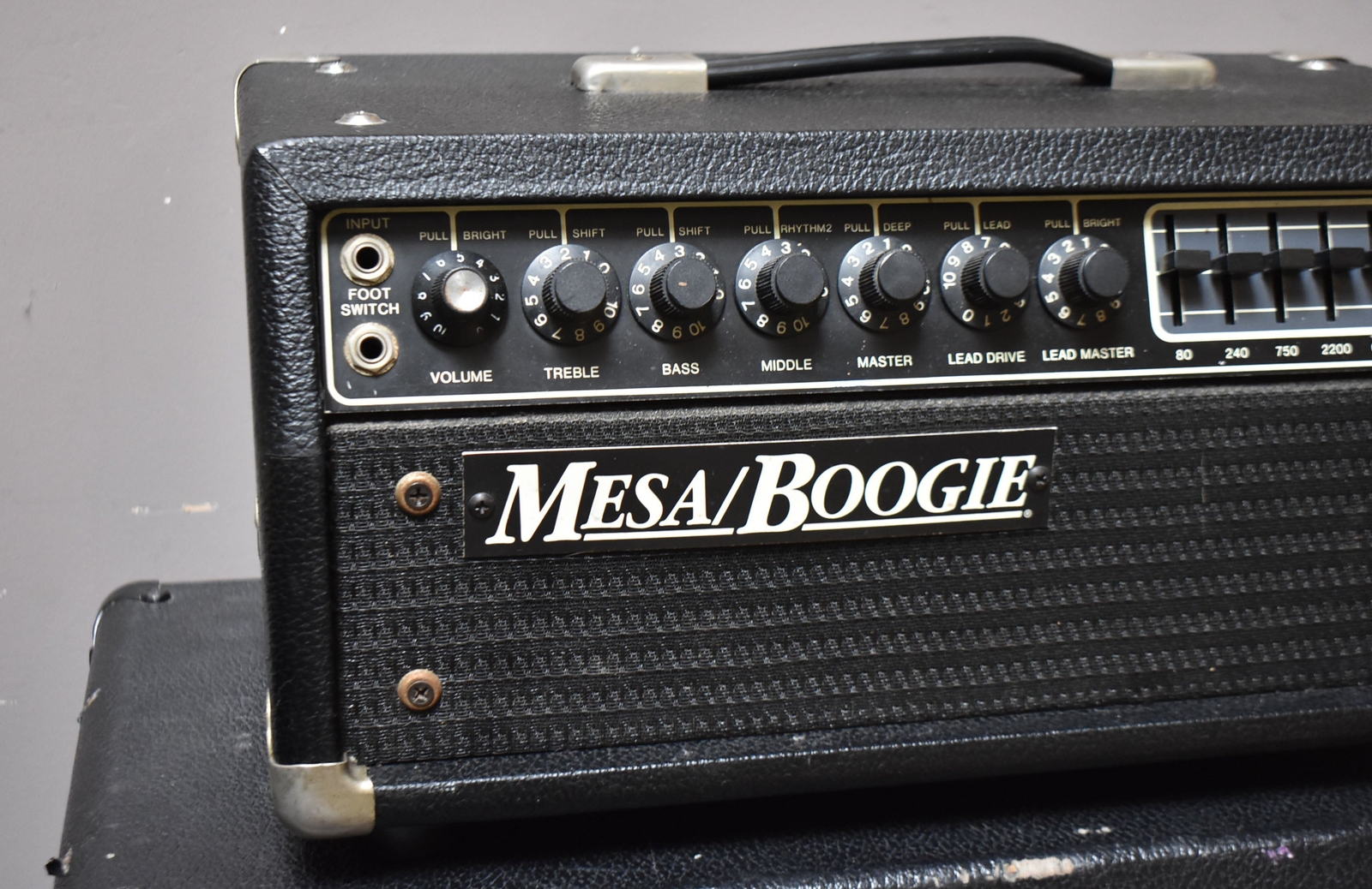 1988 Mesa Boogie Mark III Amplifier Head Blue Stripe + Matching 2x12" Cabinet