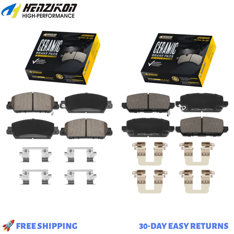 OE Spec Fits Honda HR-V 2016-2022 1.8L Front and Rear Ceramic Brake Pads Set