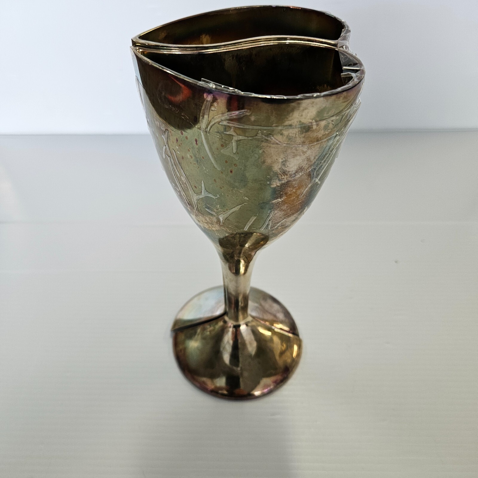Lenox Silver Plated Toasting Wedding Collection Goblets / Cup