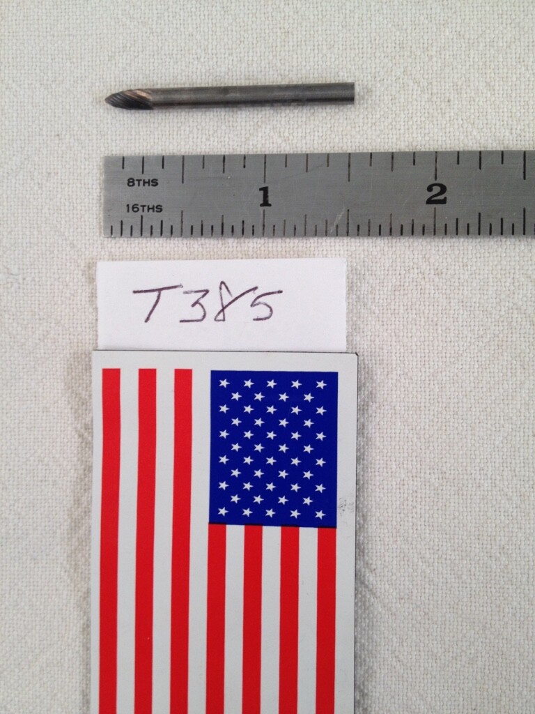 1 NEW FALCON / SGS 1/8" SH CARBIDE BURR SF-41 SINGLE CUT. TREE W/ RADIUS -T385