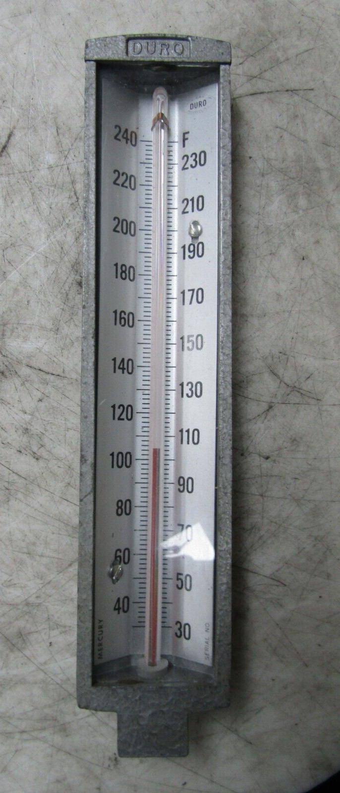 💥DURO INDUSTRIAL THERMOMETER 30-270° F