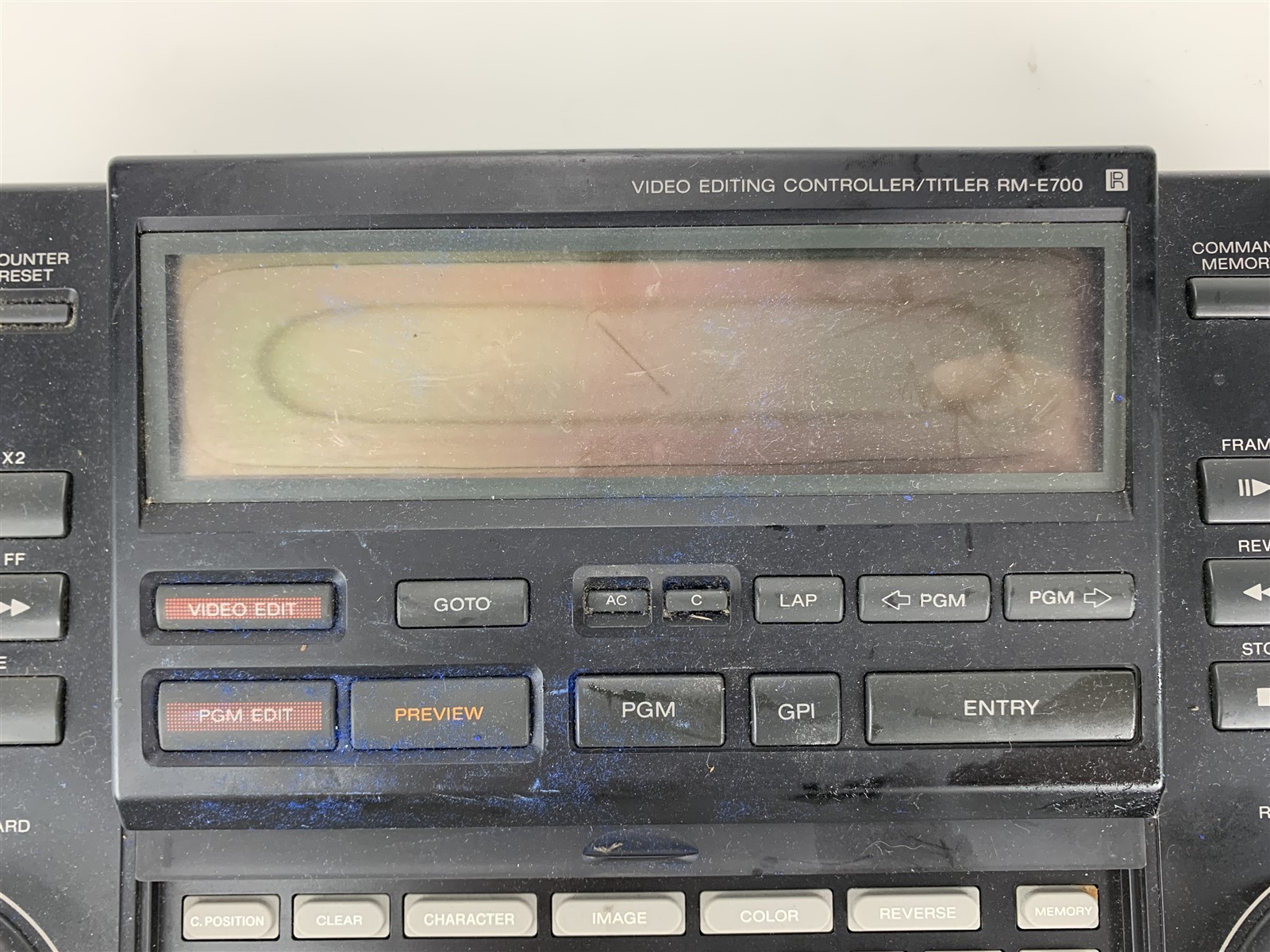Sony Video Editing Controller/Titler RM-E700 - Bad Display