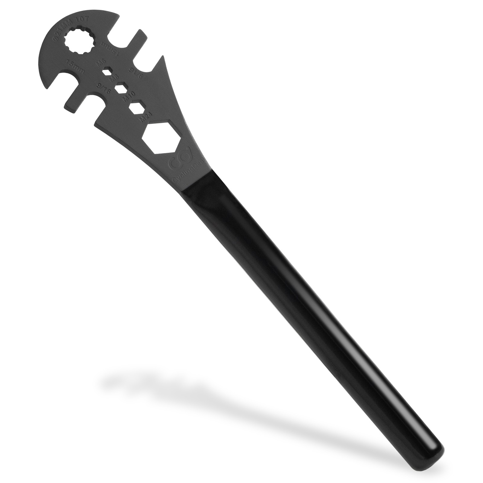 CyclingDeal Multi-Function Bicycle Pedal Wrench - 41cm/16" Extra Long Handle