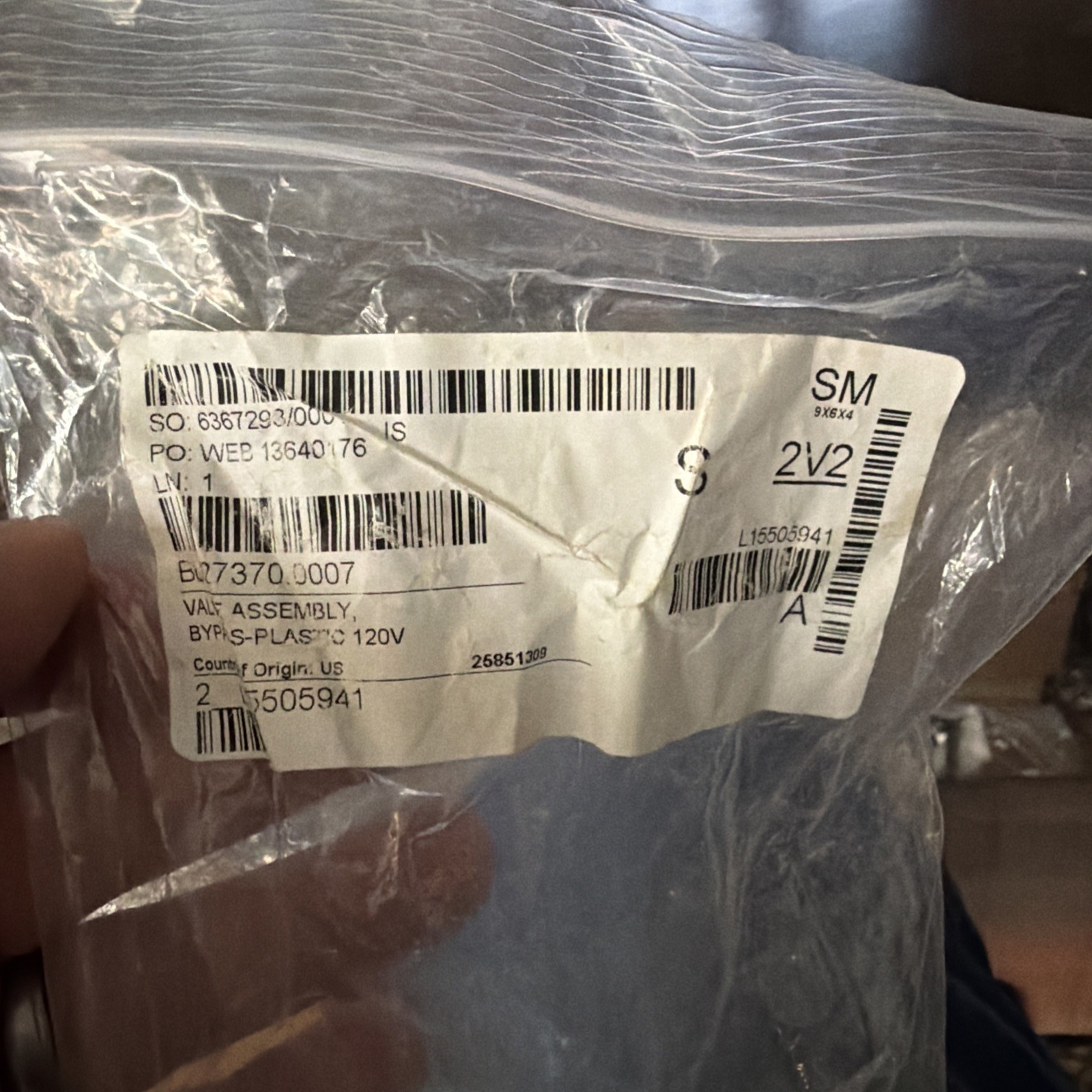 Bunn 27370.0008 Solenoid Valve, Coffee Brewer Equipment