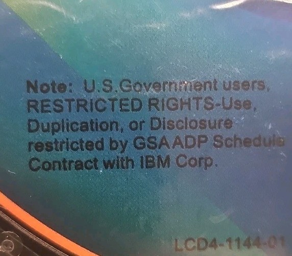 LCD4-1144-01 ~ IBM AIX 5L for POWER V5.2 Documentation CD ~ 5765-E62 ~ 2002