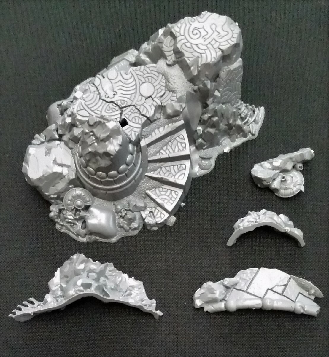 Rock Dais Stairs Katakros Necropolis Ossiarch Bonereapers Warhammer Sigmar