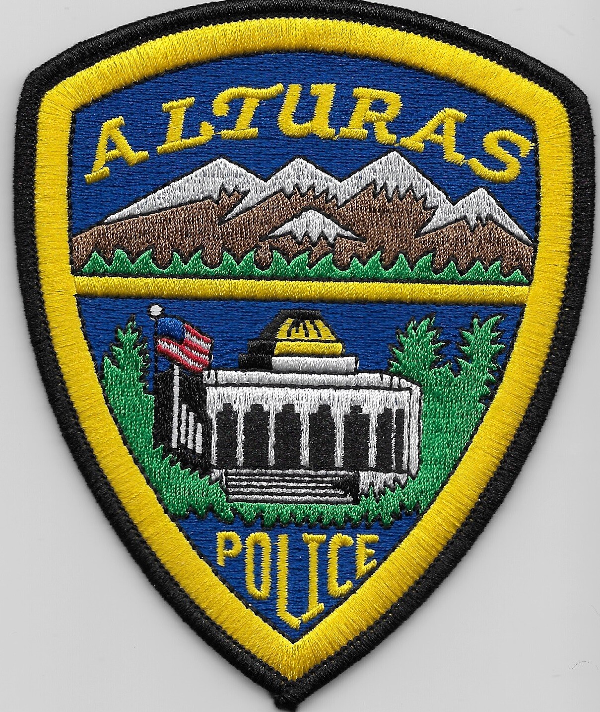 Alturas Police State California CA Colorful