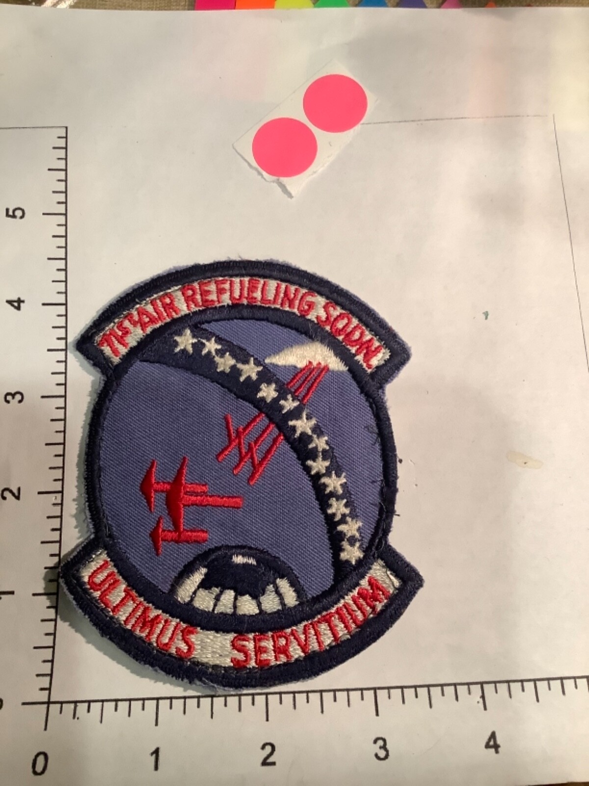 VINTAGE  USAF  71st REFUELING SQUADRON PATCH