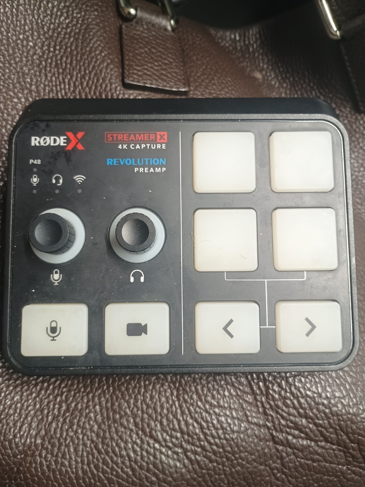 Rode Streamer x Audio Interface 4K Capture Preamp with PowerCrd