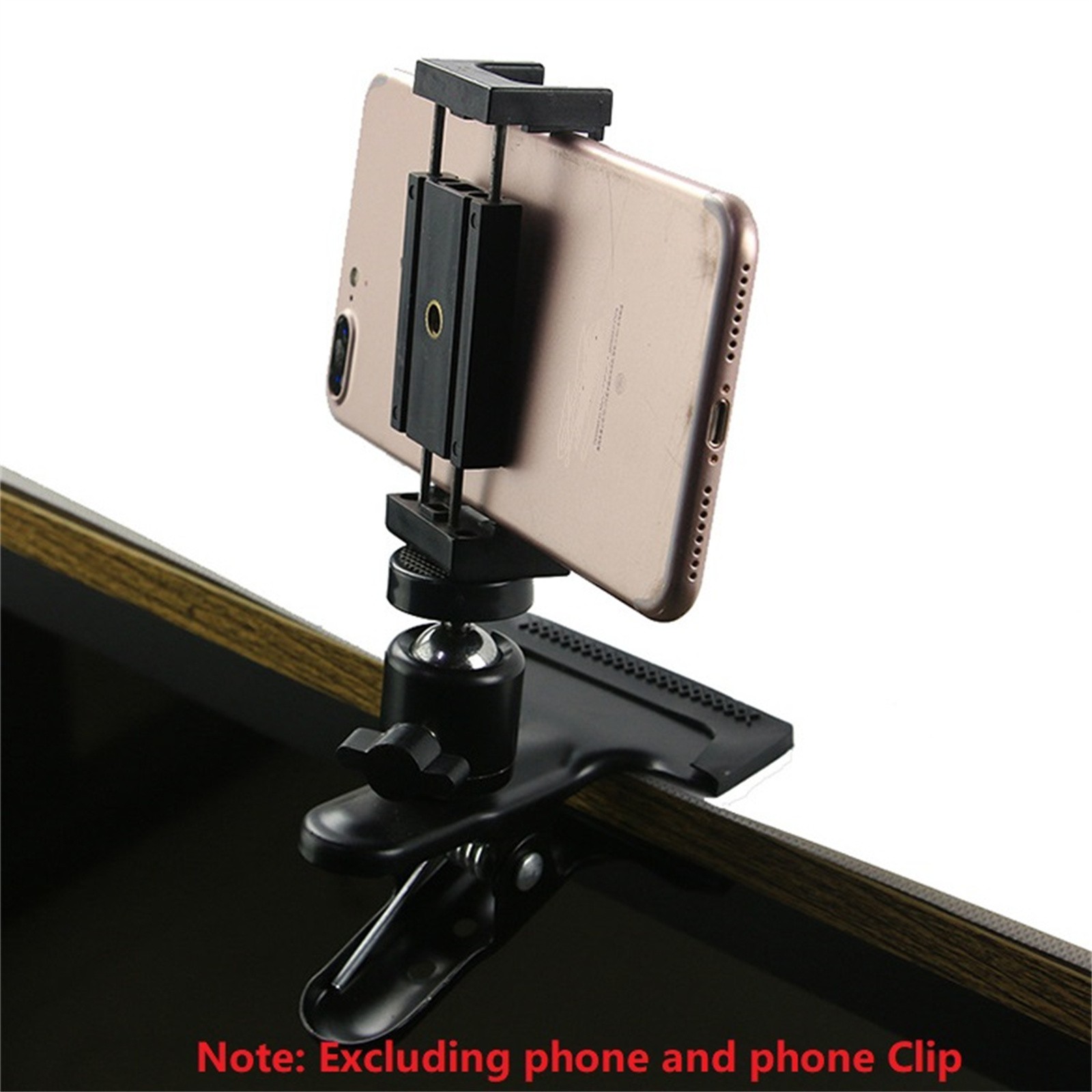 Camera Flash Light Clip Clamp Speedlite Holder Bracket with 360 Swivel Ballhead