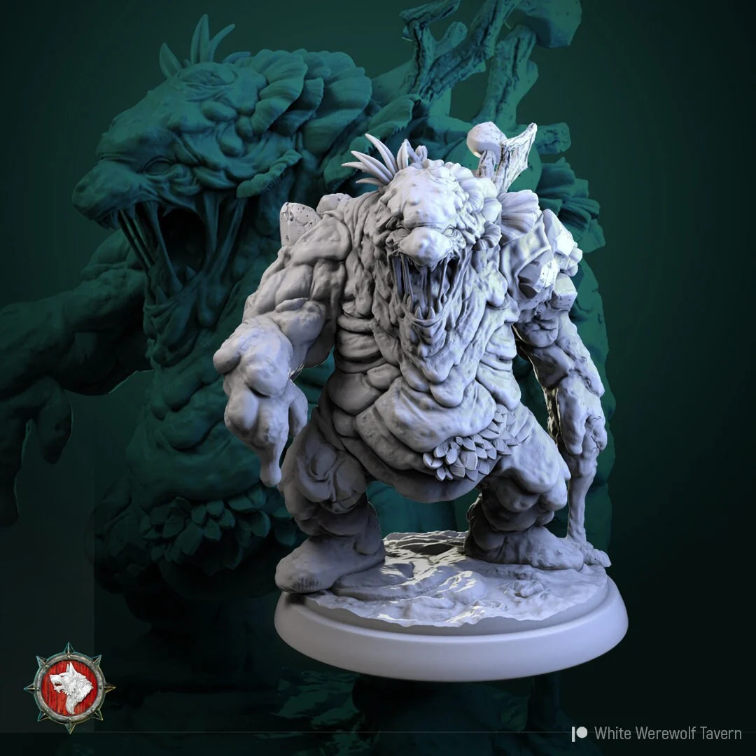 Swamp Golem - Resin Tabletop Miniature