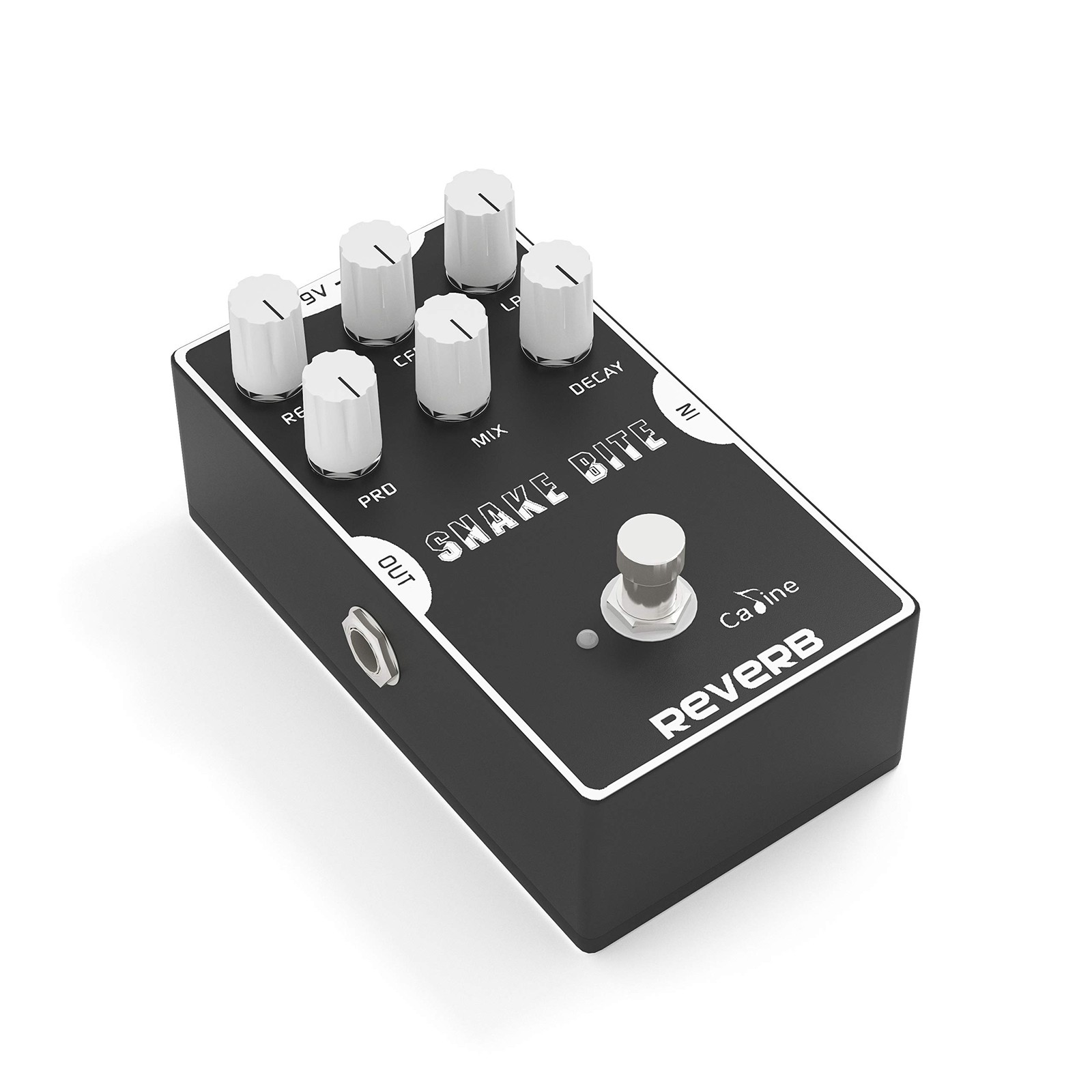 Caline CP26 Snake Bite Digital Reverb Guitar Pedal, Hall Reverb Effect, True ...