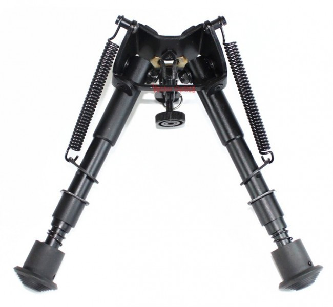 Harris Style 6-9" Tactical Bipod, Sling Connection 6 Levels Weaver Mount Adapter