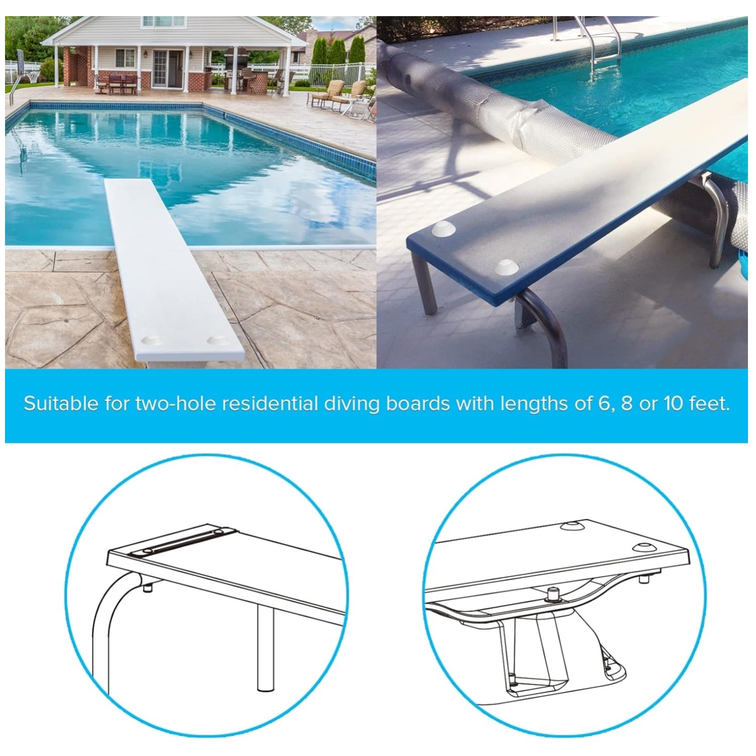 Secure Diving Board Bolts for Inground Pools^-