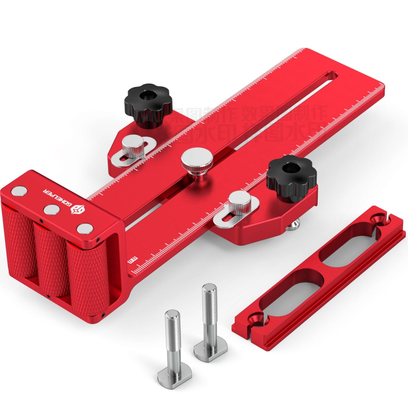 Thin Rip Jig Safety One Way Roller Bearing 3 Pulleys Table Saw Jig Guide for Rep