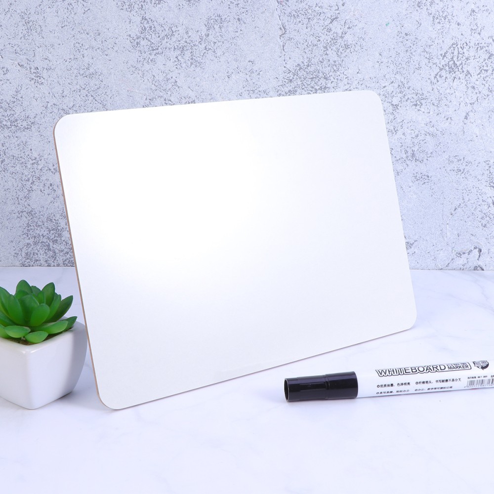 4 Pcs White Board Portable Whiteboards for Classroom Planner Reminder Desktop