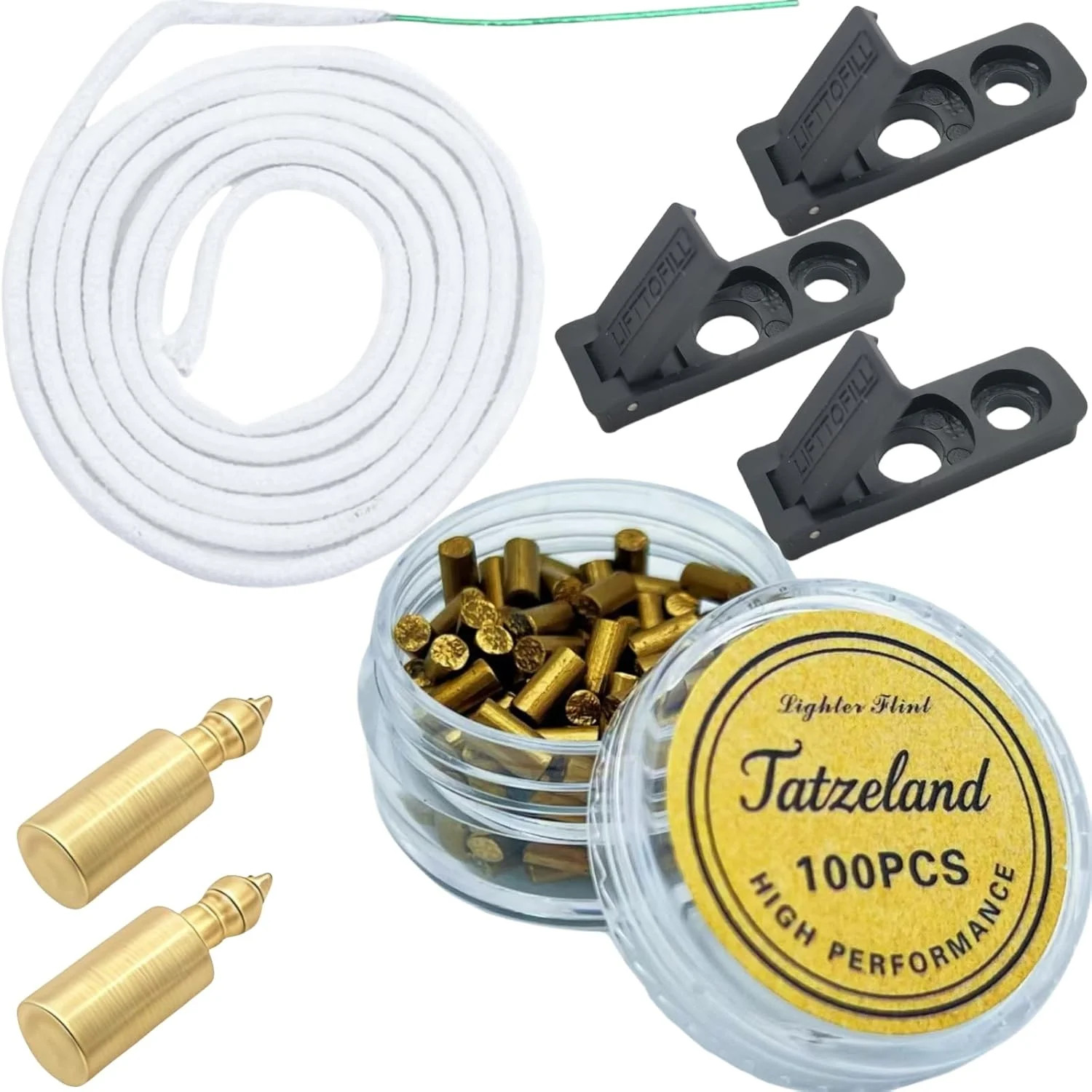Lighter Repair Kit with Case, Vintage Kit, Flint Screw Kit,...