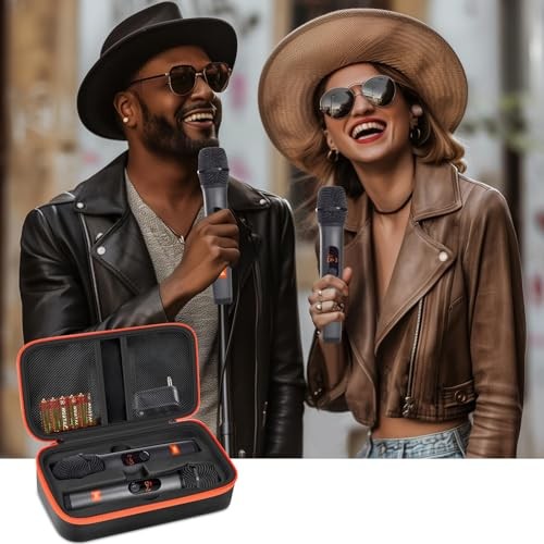 Wireless Microphone Case Compatible with JBL Wireless Two Microphone Black