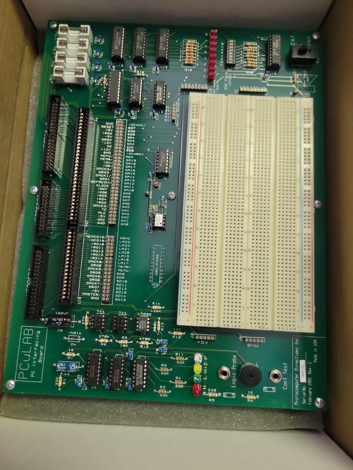 PCuLAB Microcomputer Training System (Logic) Complete NOS Kit 1995 Vintage USA