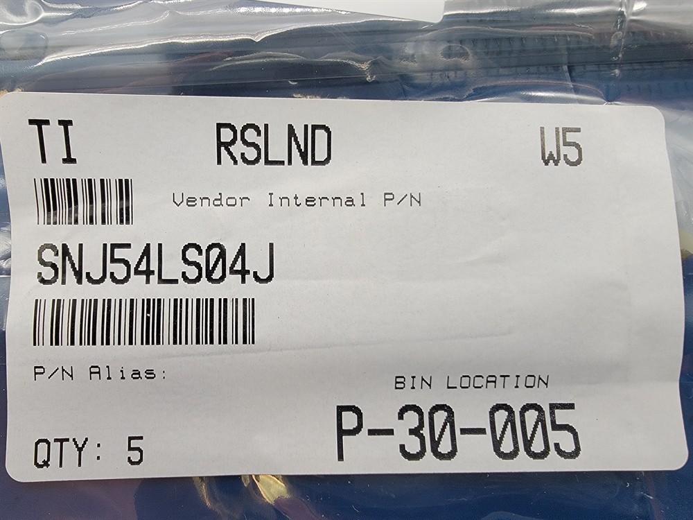 New (5pcs) SNJ54LS04J TEXAS INSTRUMENTS IC Logic