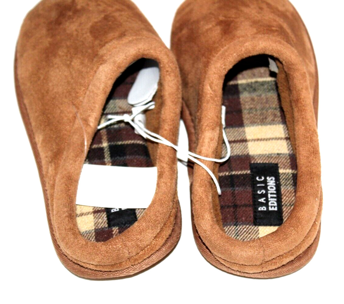 Basic Editions Men's Stooge Tan Slip-on Slippers #20306