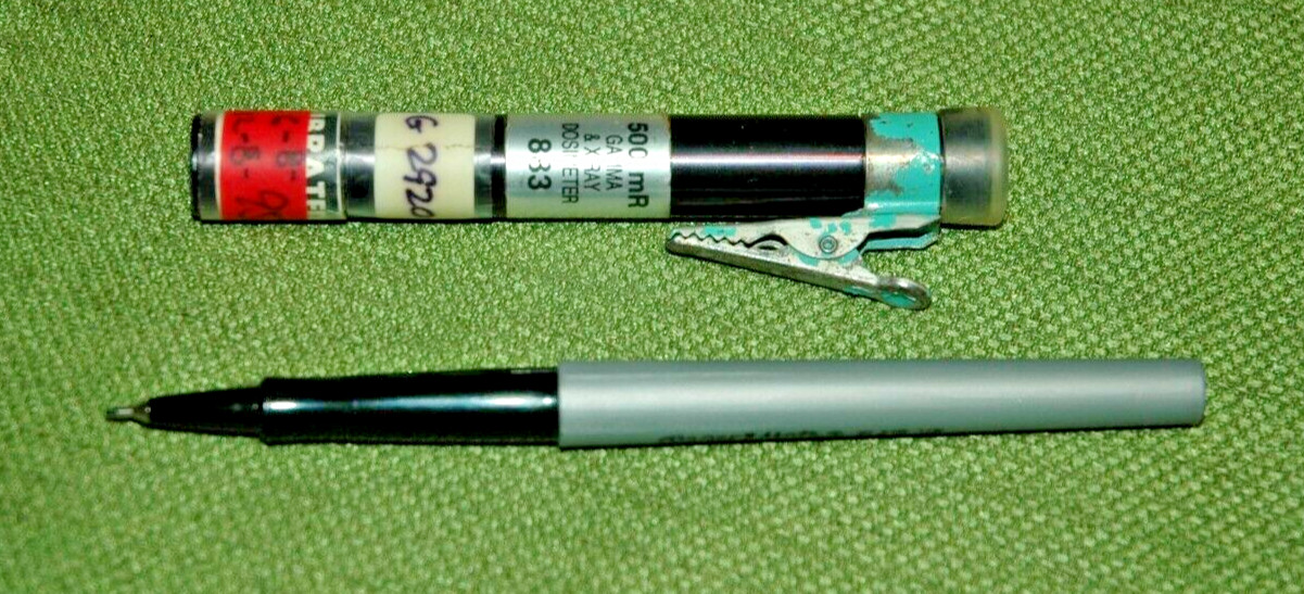 Dosimeter Corp Model 883 0-500mR X-ray and Gamma Pocket Dosimeter