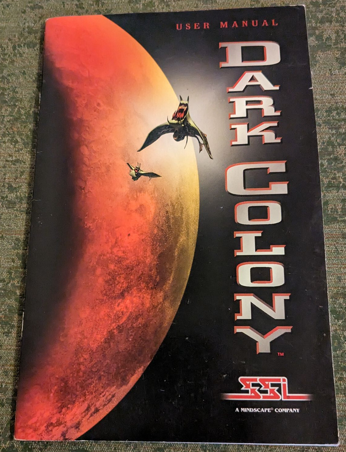 Dark Colony - ORIGINAL INSTRUCTION MANUAL ONLY - PC - NO GAME