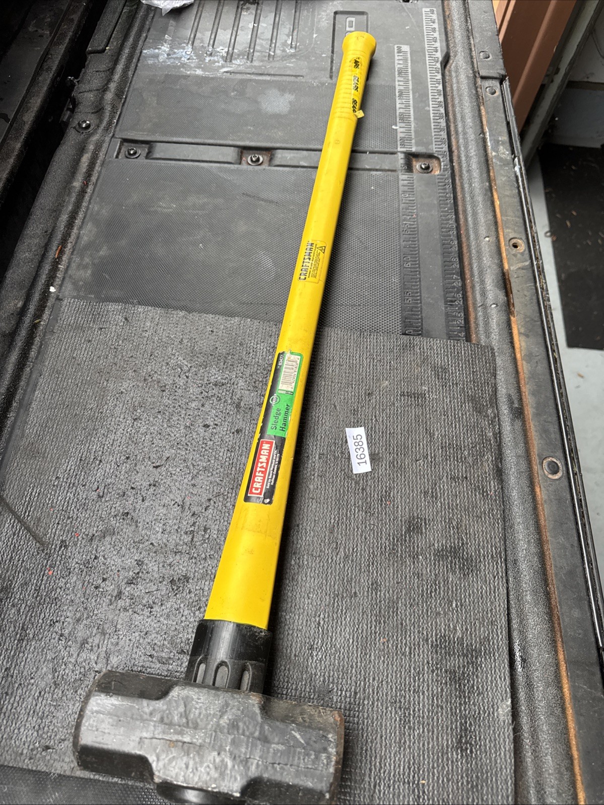 Sears Craftsman Nos Yellow Fiberglass Sledgehammer Maul Full Size Rare 36” 83477