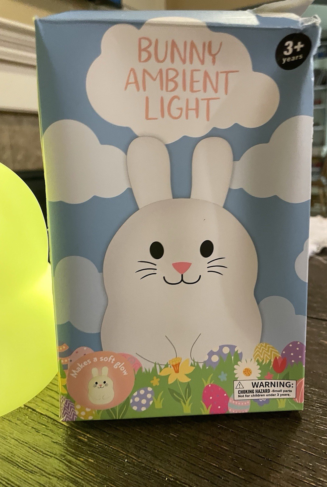 Eccolo White Bunny Ambient Light 7 In X 4 In