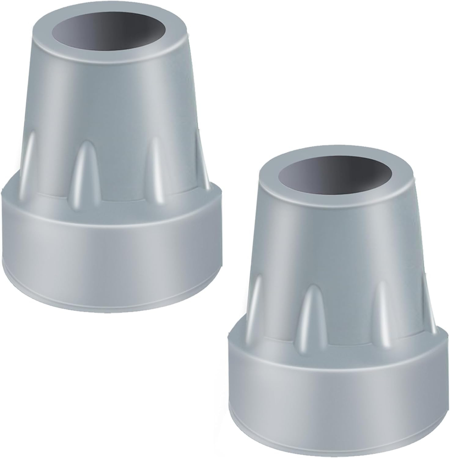 Crutch Tips, 2 Pack 7/8 inch Heavy Duty Replacement Cane Tips Rubber Crutch T...