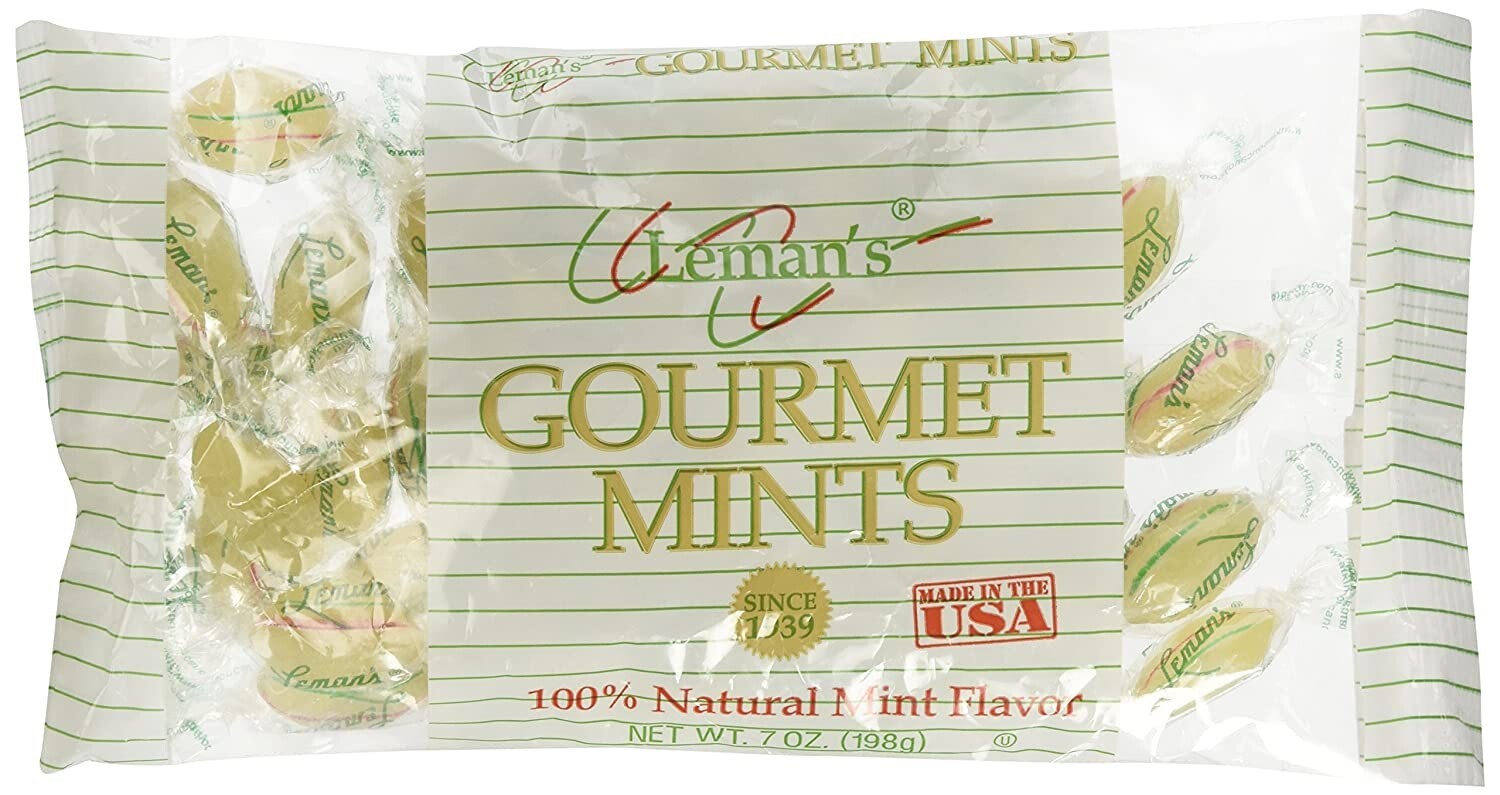 Lemans Football Mints 7 oz Bag Case of 24 Bags