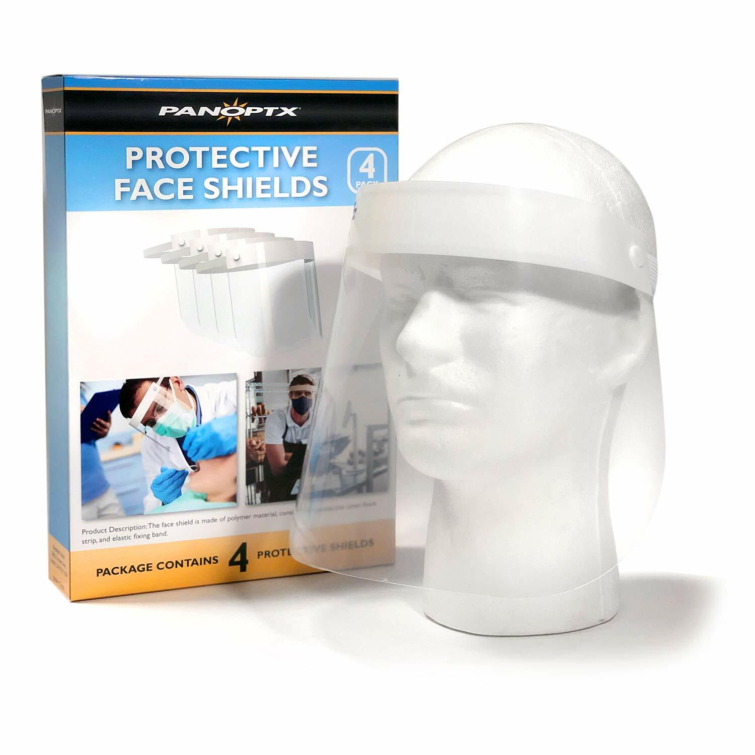 FACE SHIELD REUSABLE PROTECTION MASK COVER INDUSTRY SAFETY ANTI SPLASH--8 Pack