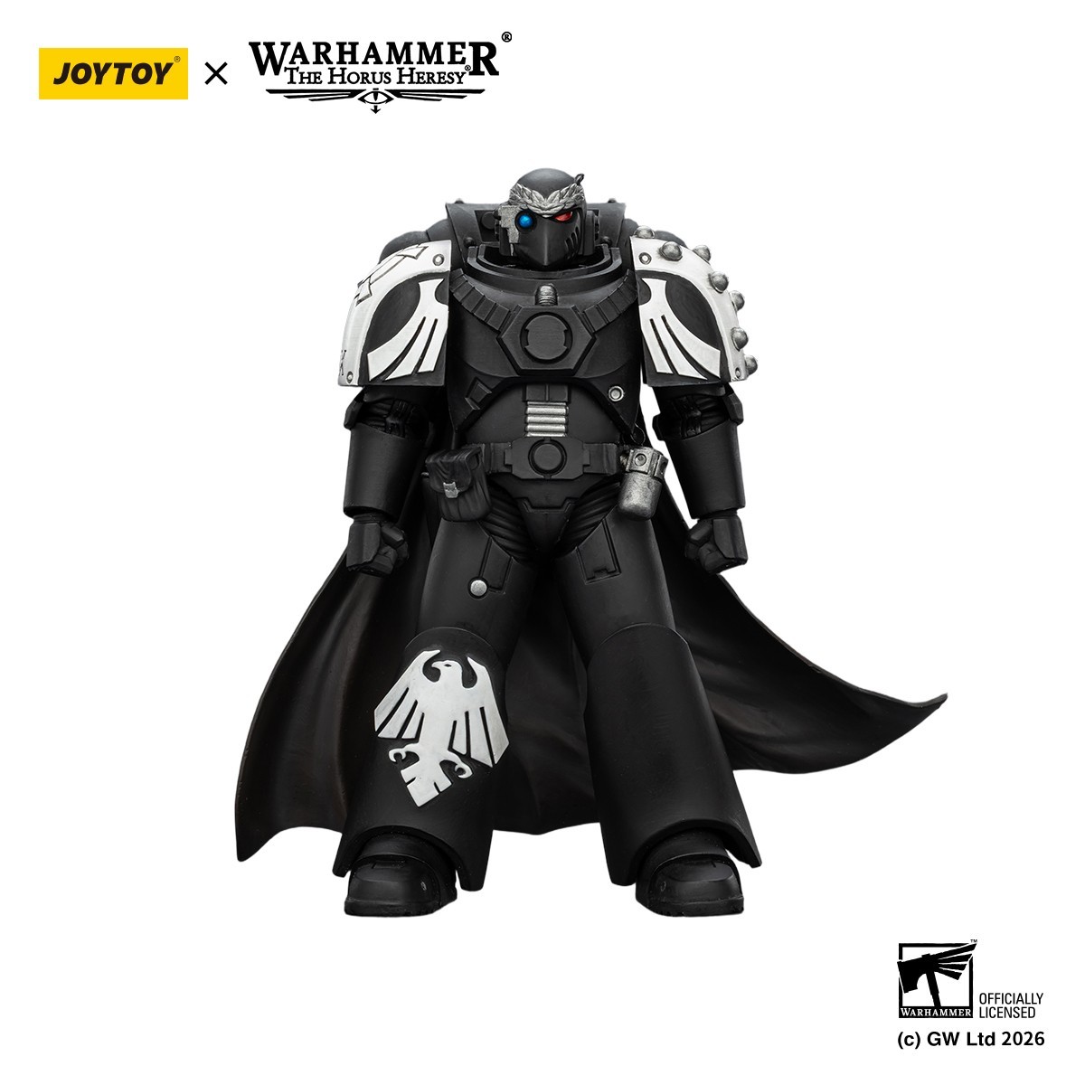 JOYTOY Warhammer 30K 1/18 Action Figure Raven Guard Mor Deythan Model